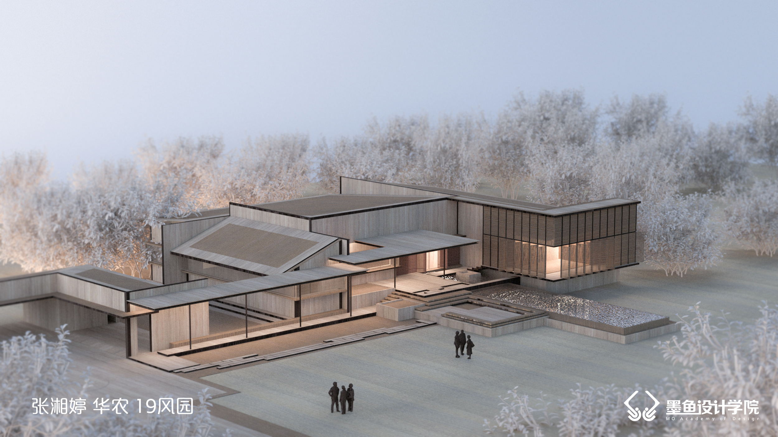 Cuttlefish design，Cuttlefish Design Institute，space design ，Manual model，V-Ray rendering，Manual model renderings，design sketch，environmental design ，