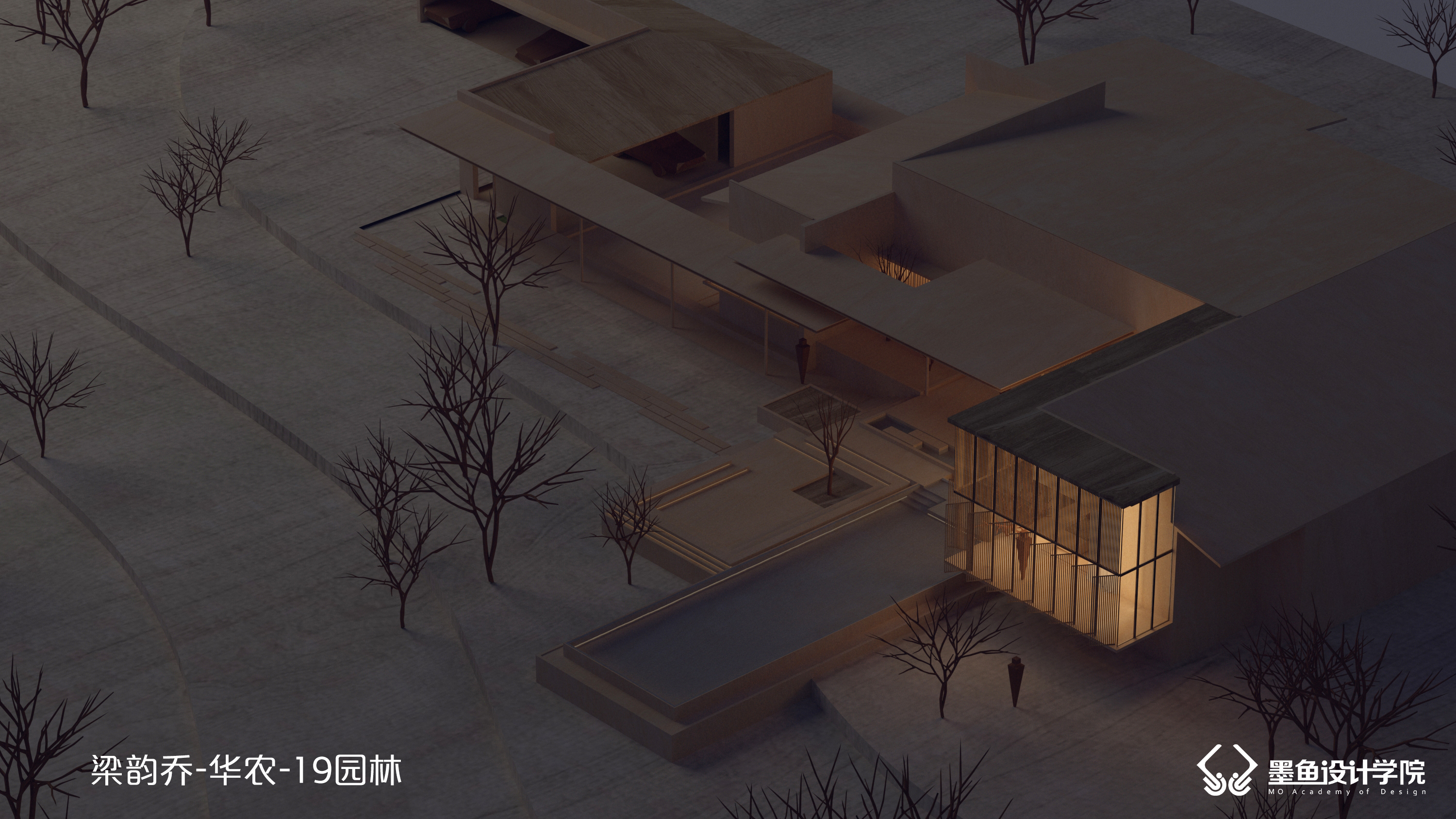 Cuttlefish design，Cuttlefish Design Institute，space design ，Manual model，V-Ray rendering，Manual model renderings，design sketch，environmental design ，