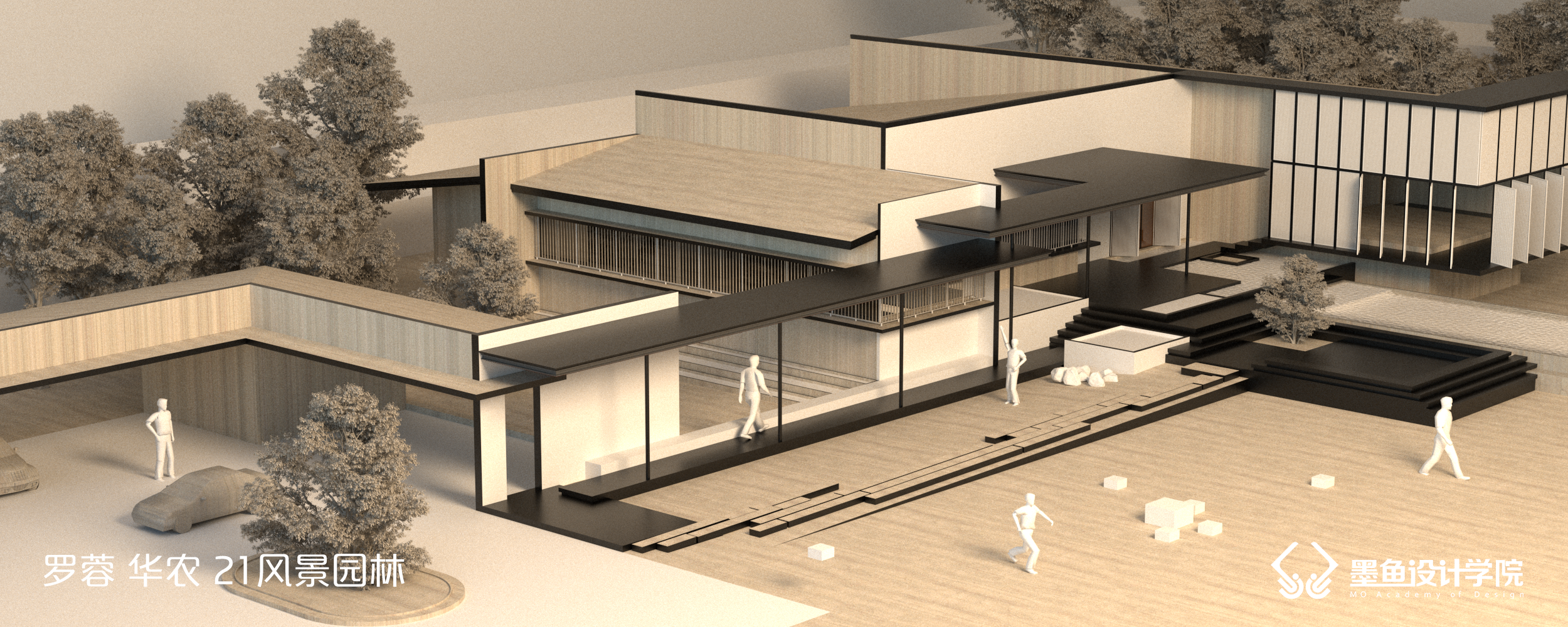 Cuttlefish design，Cuttlefish Design Institute，space design ，Manual model，V-Ray rendering，Manual model renderings，design sketch，environmental design ，