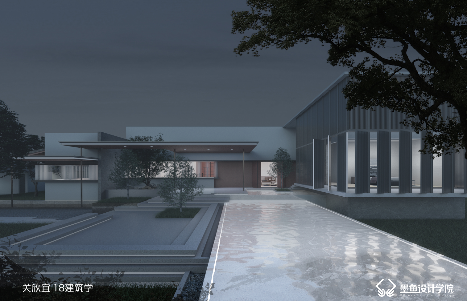 Cuttlefish design，Cuttlefish Design Institute，design sketch，Realistic wind effect diagram，Realistic wind，space design ，Render，Design，