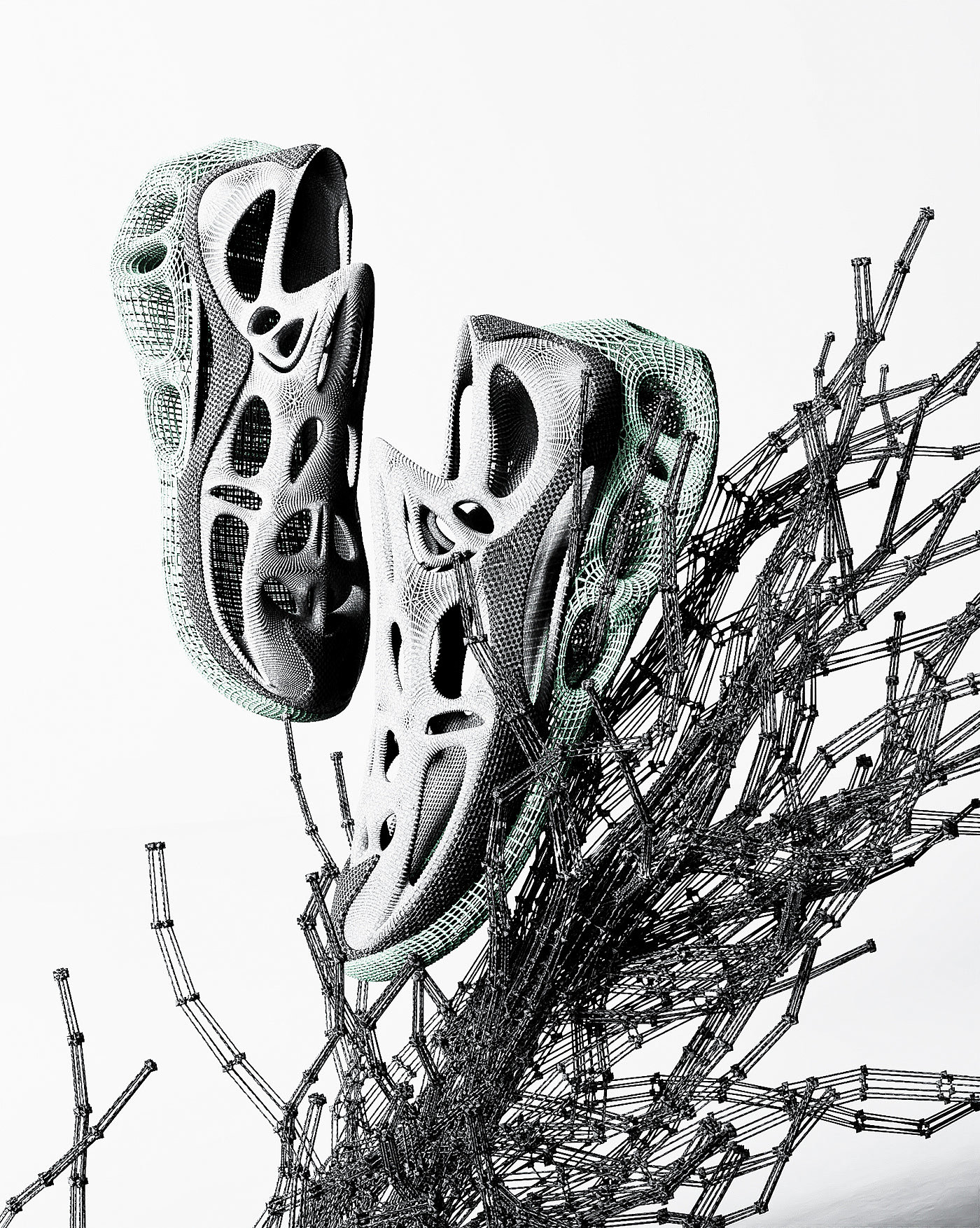 Atom-96，鞋，运动鞋，3d打印，