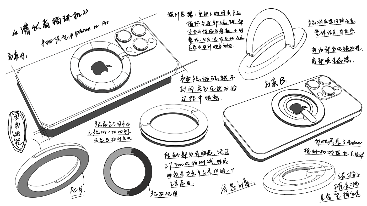 Hand drawn，Ubee ，sketch，research and development，Design，design，product，Vegetable chicken，