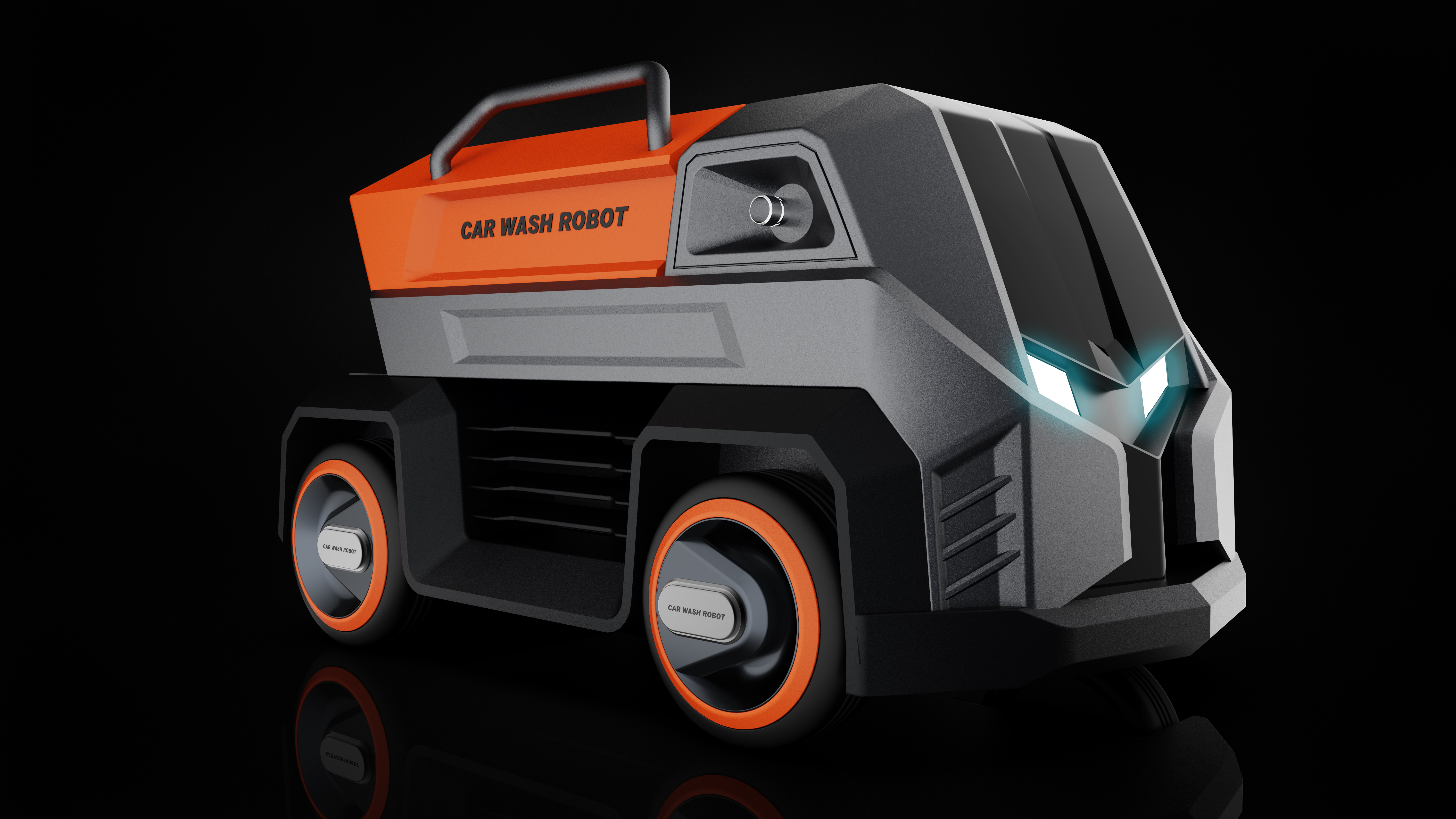 Intelligent car washing robot，