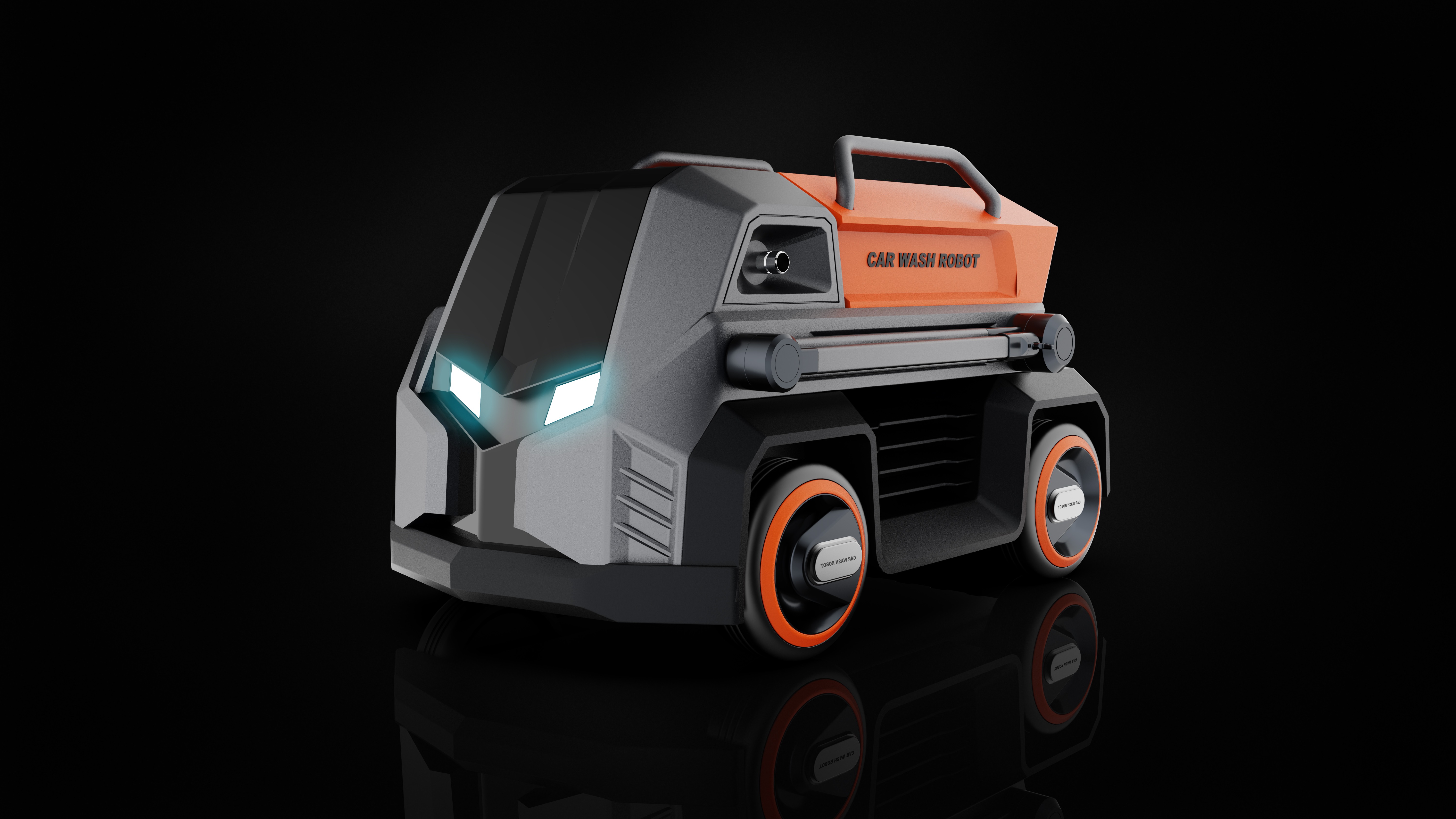 Intelligent car washing robot，