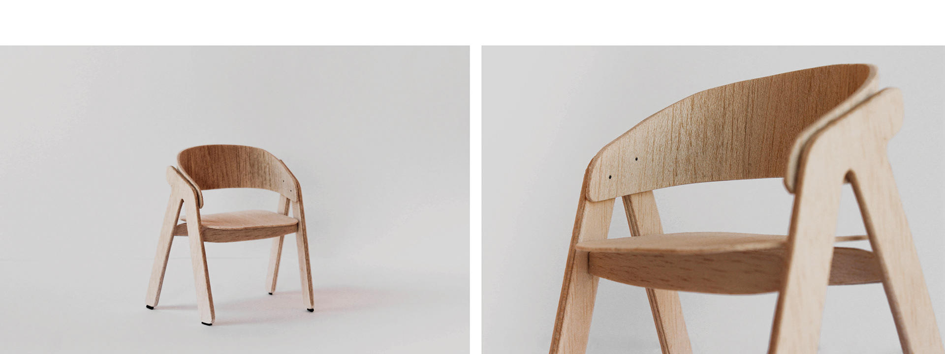 Leek.，chair，Ergonomics，woodwork，Mini furniture，Miniature furniture，