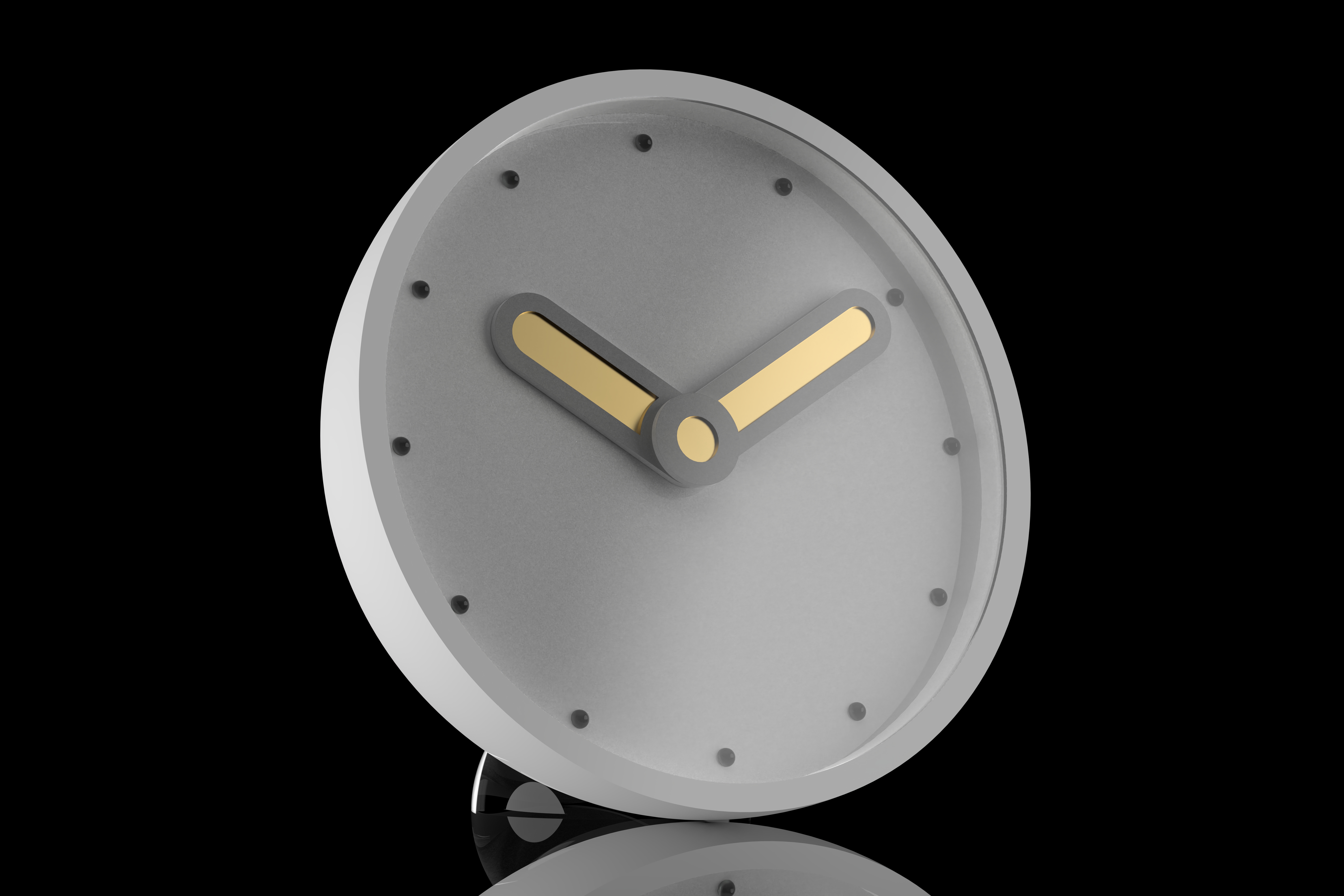 alarm clock，surface，Glass，circular，