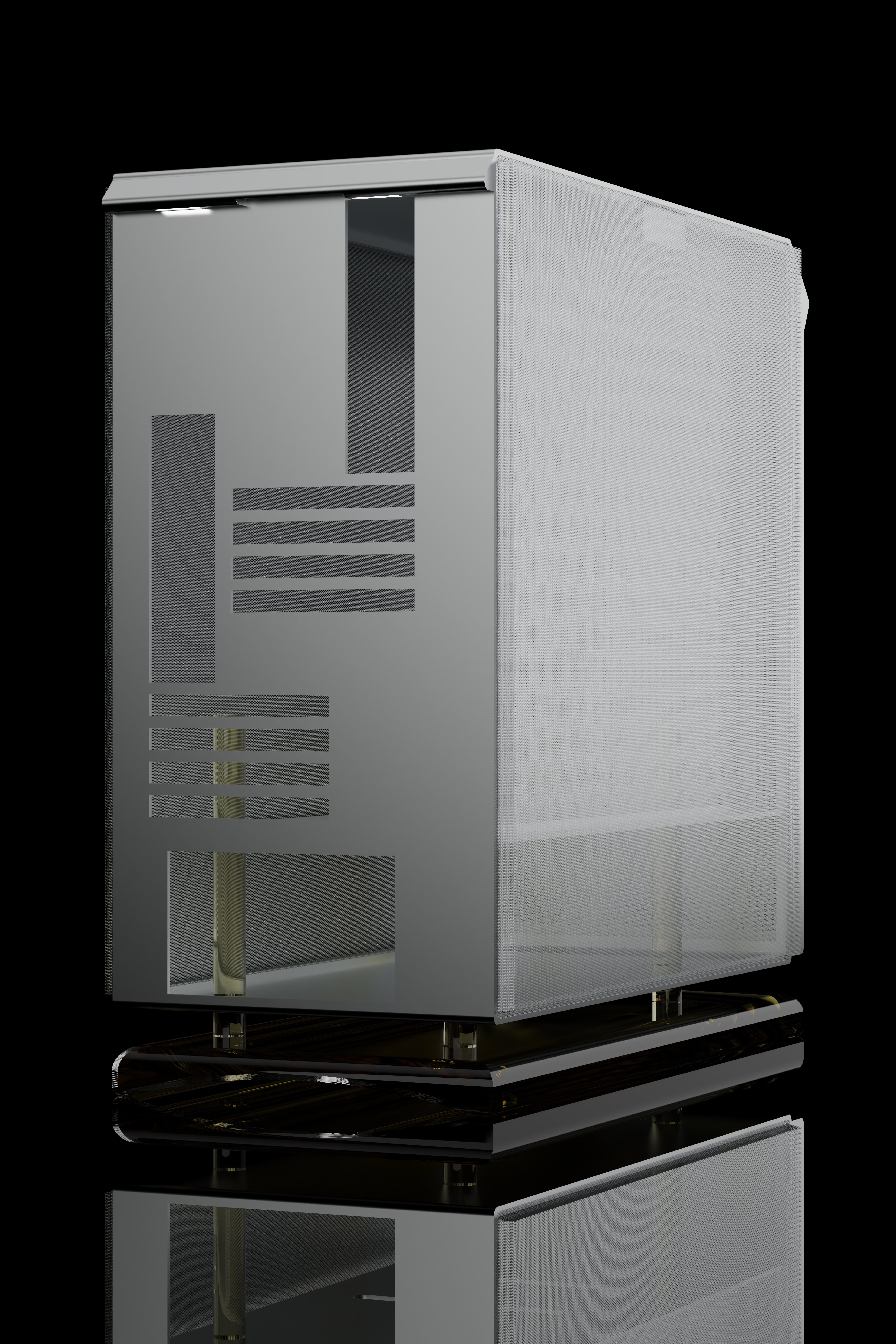 Chassis，Dual system chassis，computer，Desktop，Simplicity，originality，