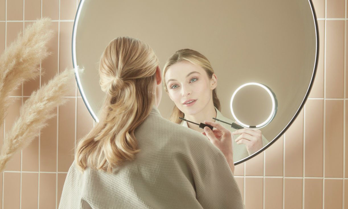 2022 Red Dot Product Design Award，Loop Mirror，Cosmetic mirror，lighting，Wireless charging，