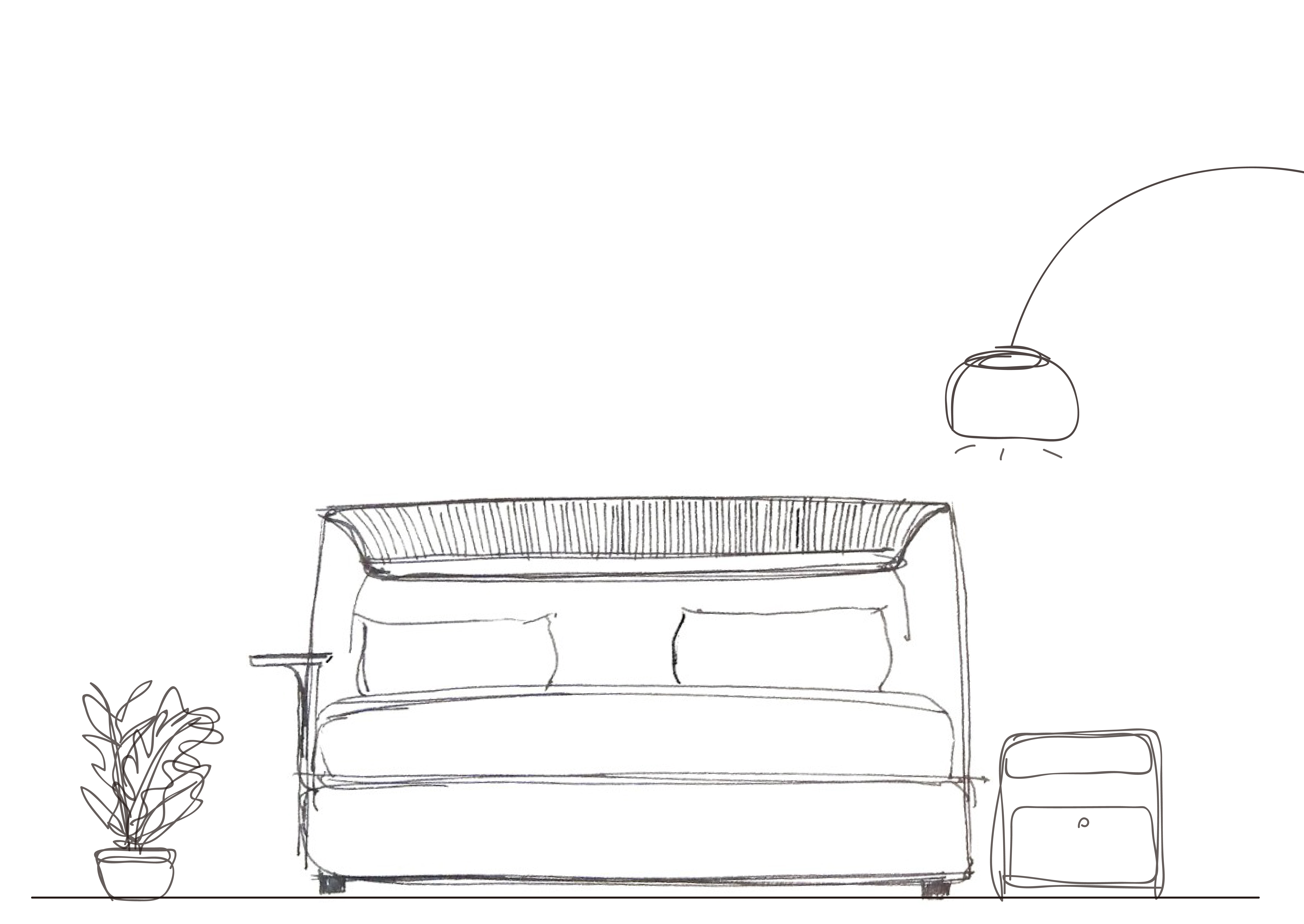 furniture design ，Soft bag bed，Swiss Design，Advanced manual，space，Home，industrial design，articles for daily use，