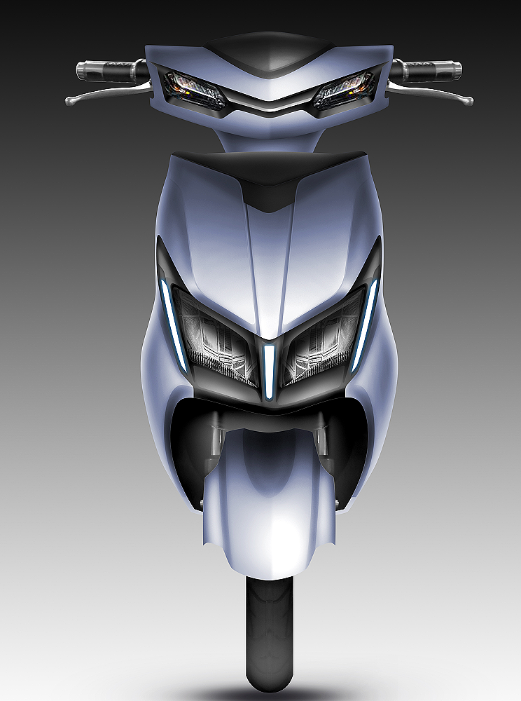 Electric vehicle，motorcycle，modelling，Oil sludge，modeling，The headlamps，lamps and lanterns，
