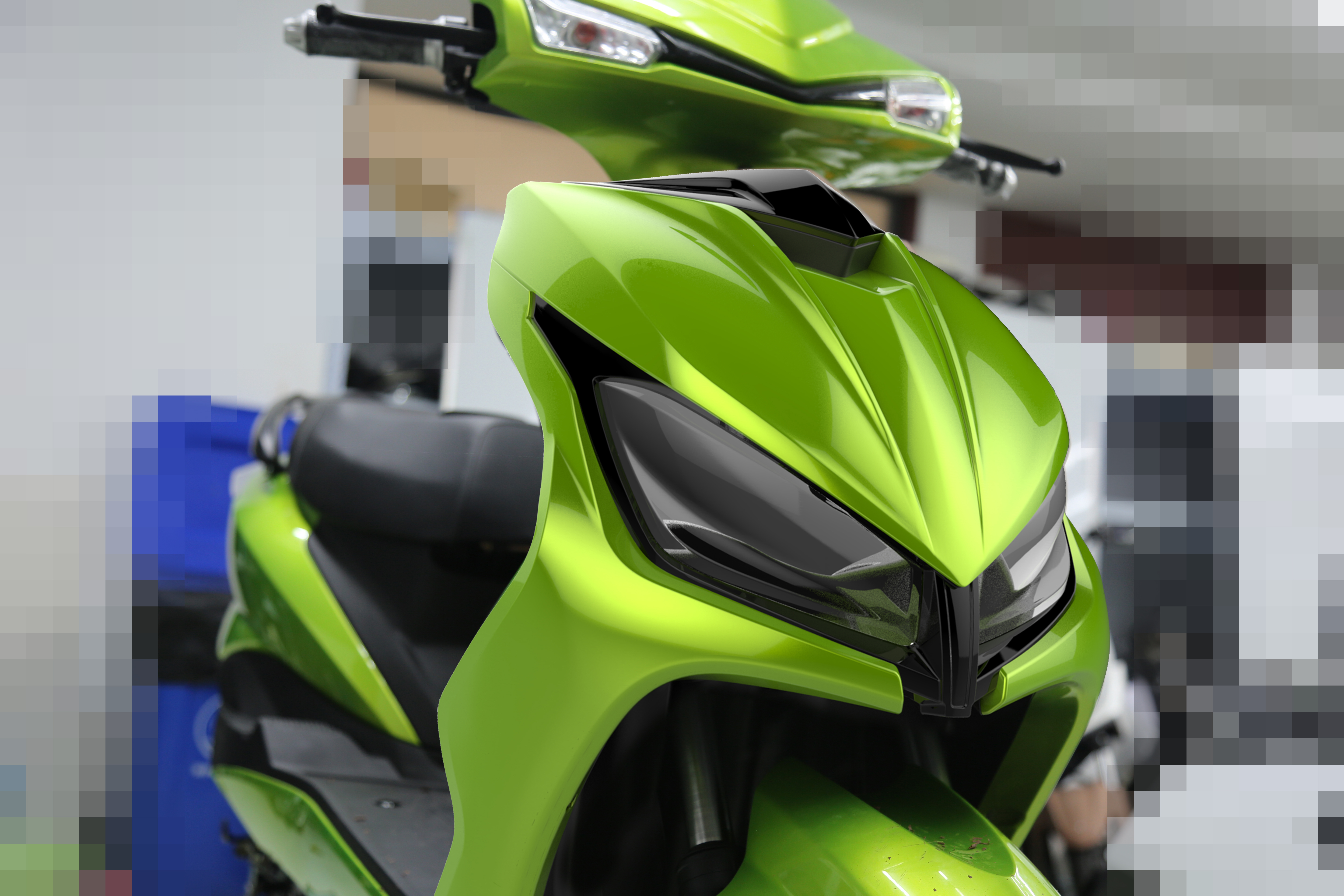 Electric vehicle，motorcycle，The headlamps，lamps and lanterns，Oil sludge，modeling，Model，