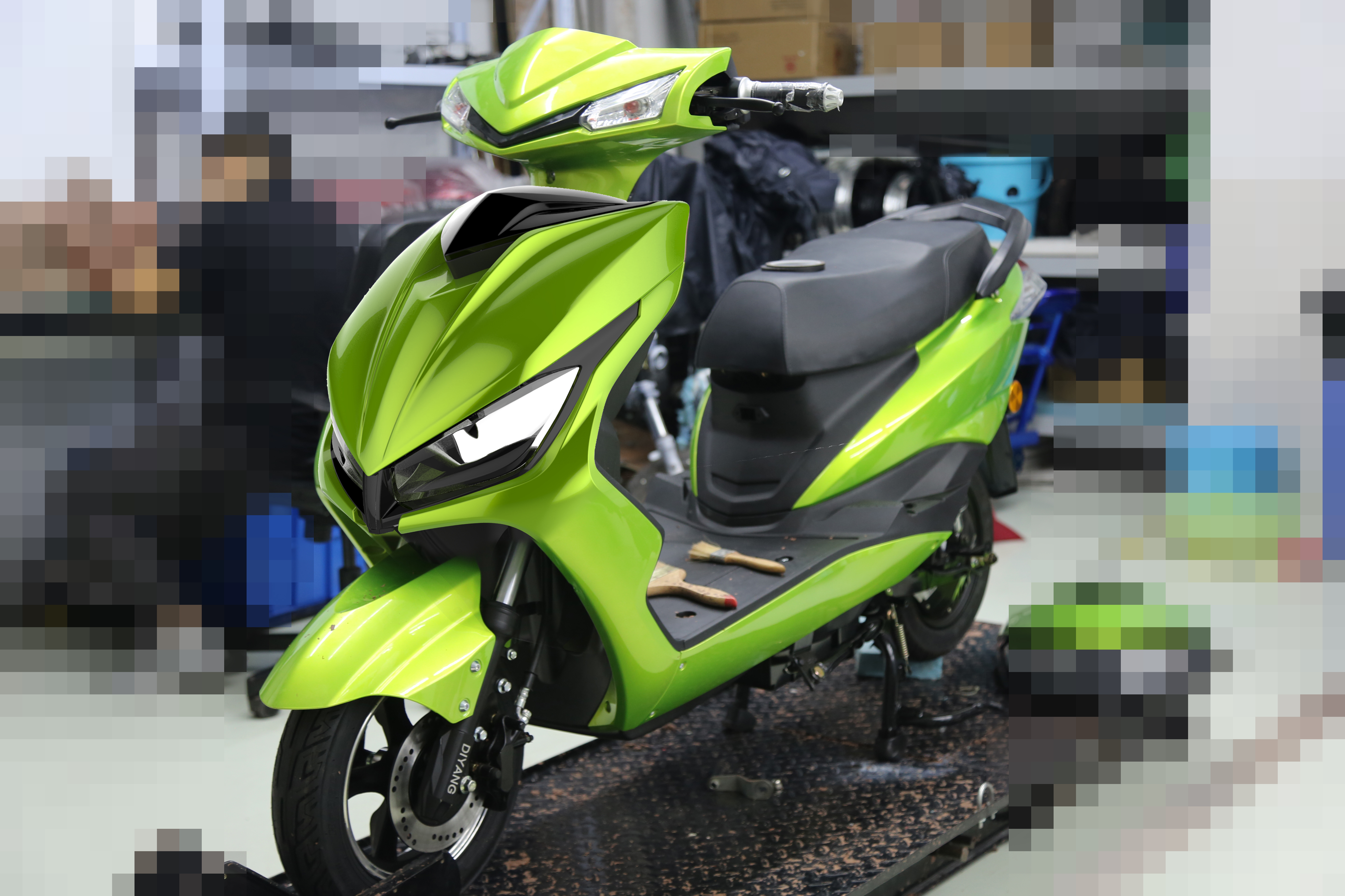 Electric vehicle，motorcycle，The headlamps，lamps and lanterns，Oil sludge，modeling，Model，