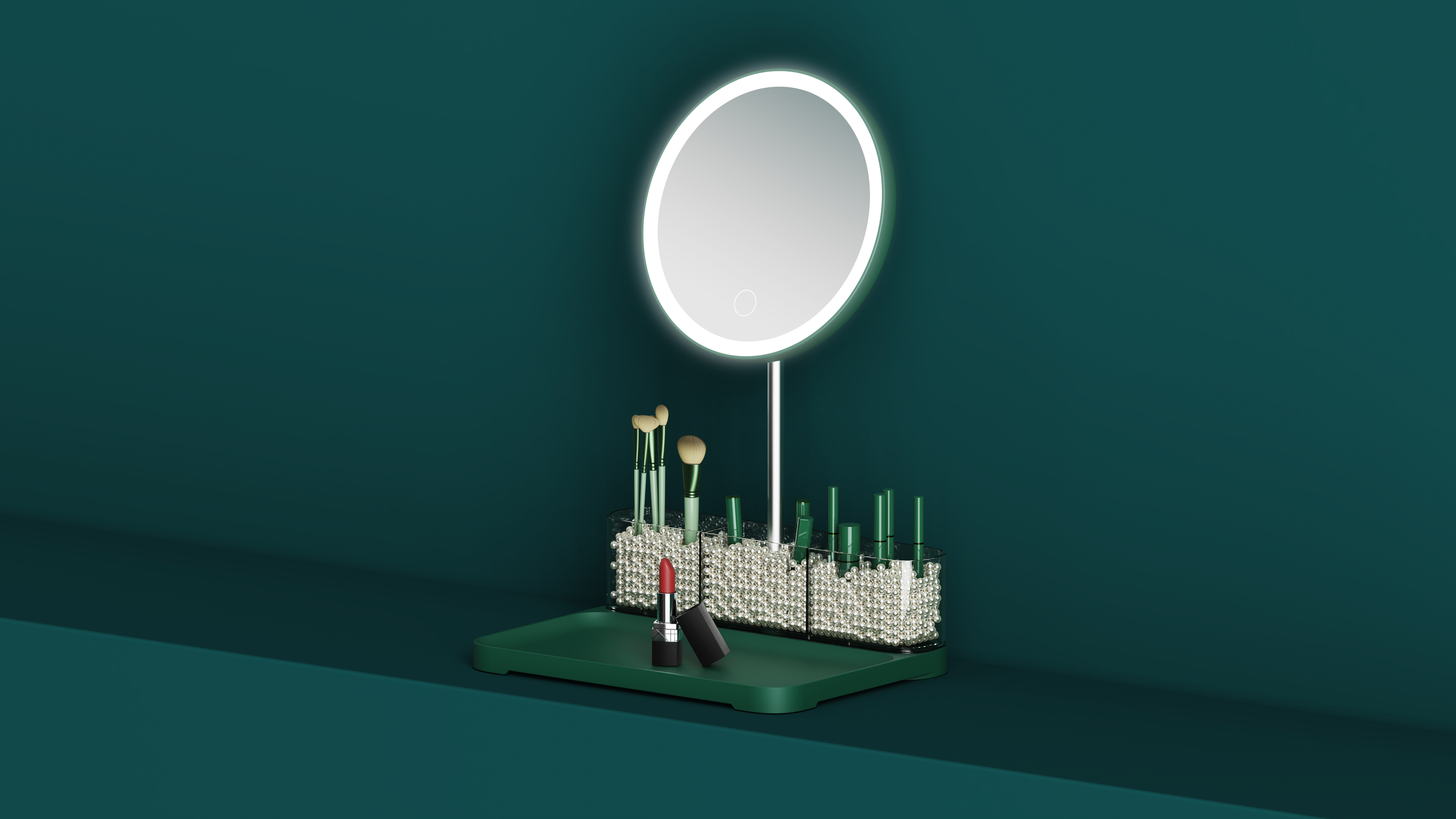 Desktop vanity mirror，Cosmetic mirror，