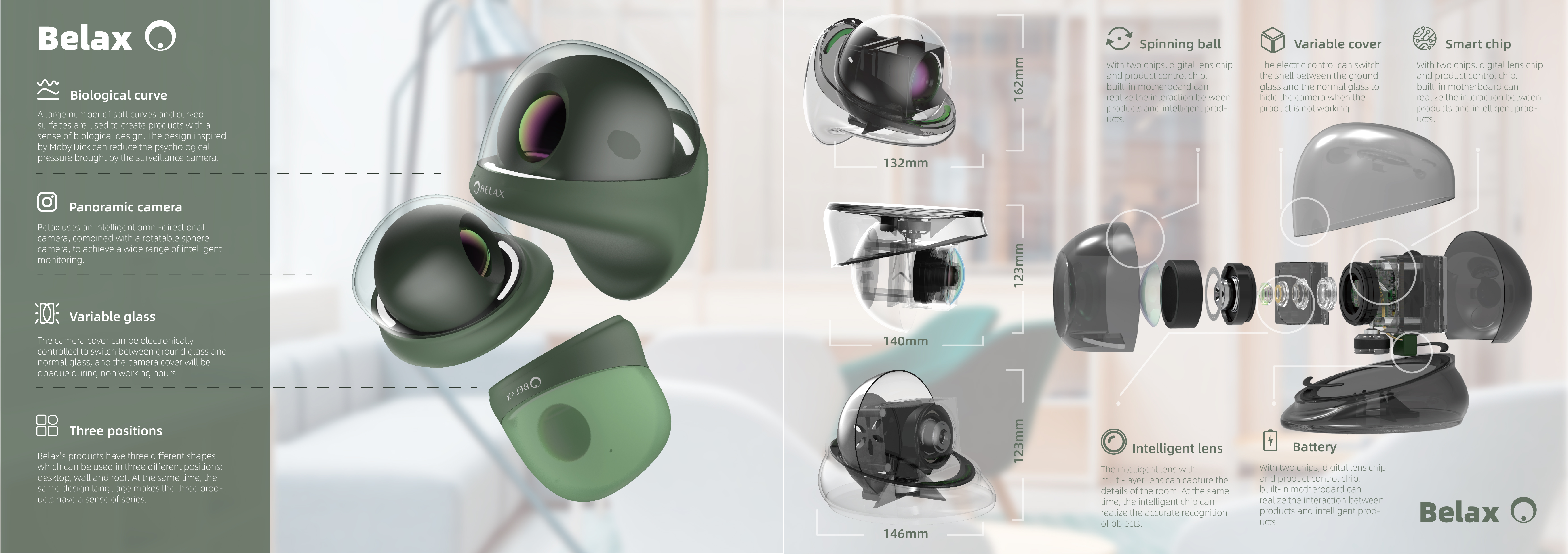 camera，Family safety，Home camera，Bionics Design ，Family environment，Design Based on User Psychology，Psychological security，