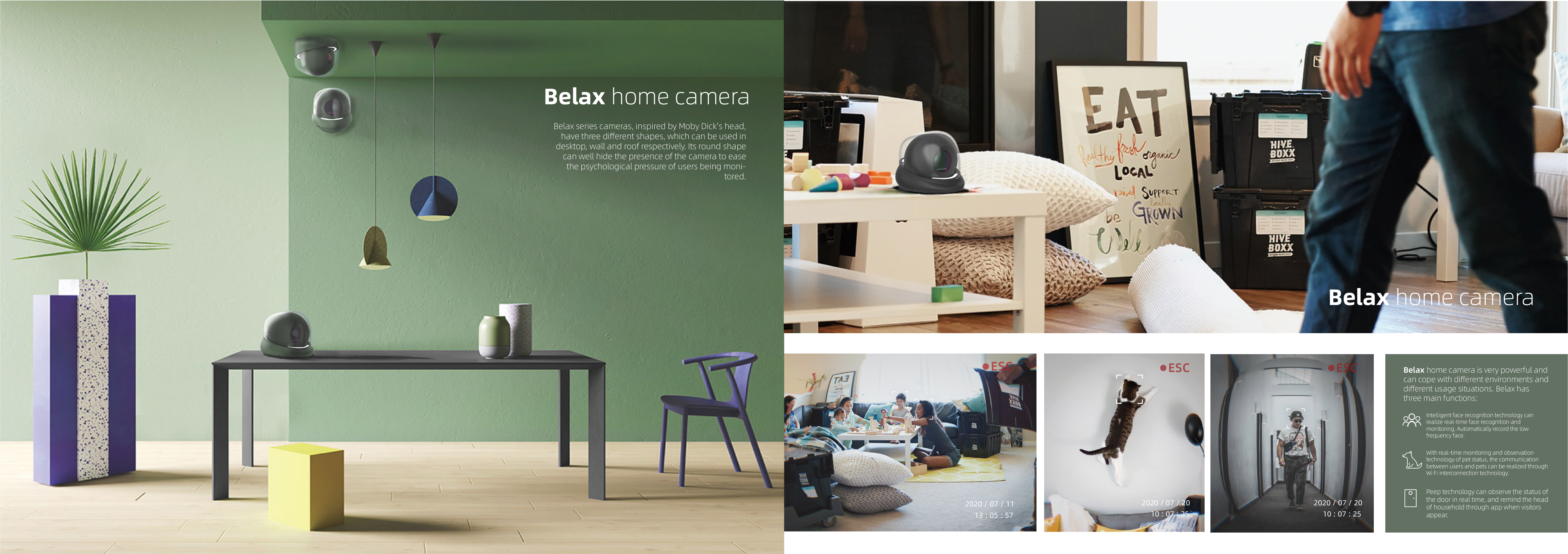 camera，Family safety，Home camera，Bionics Design ，Family environment，Design Based on User Psychology，Psychological security，