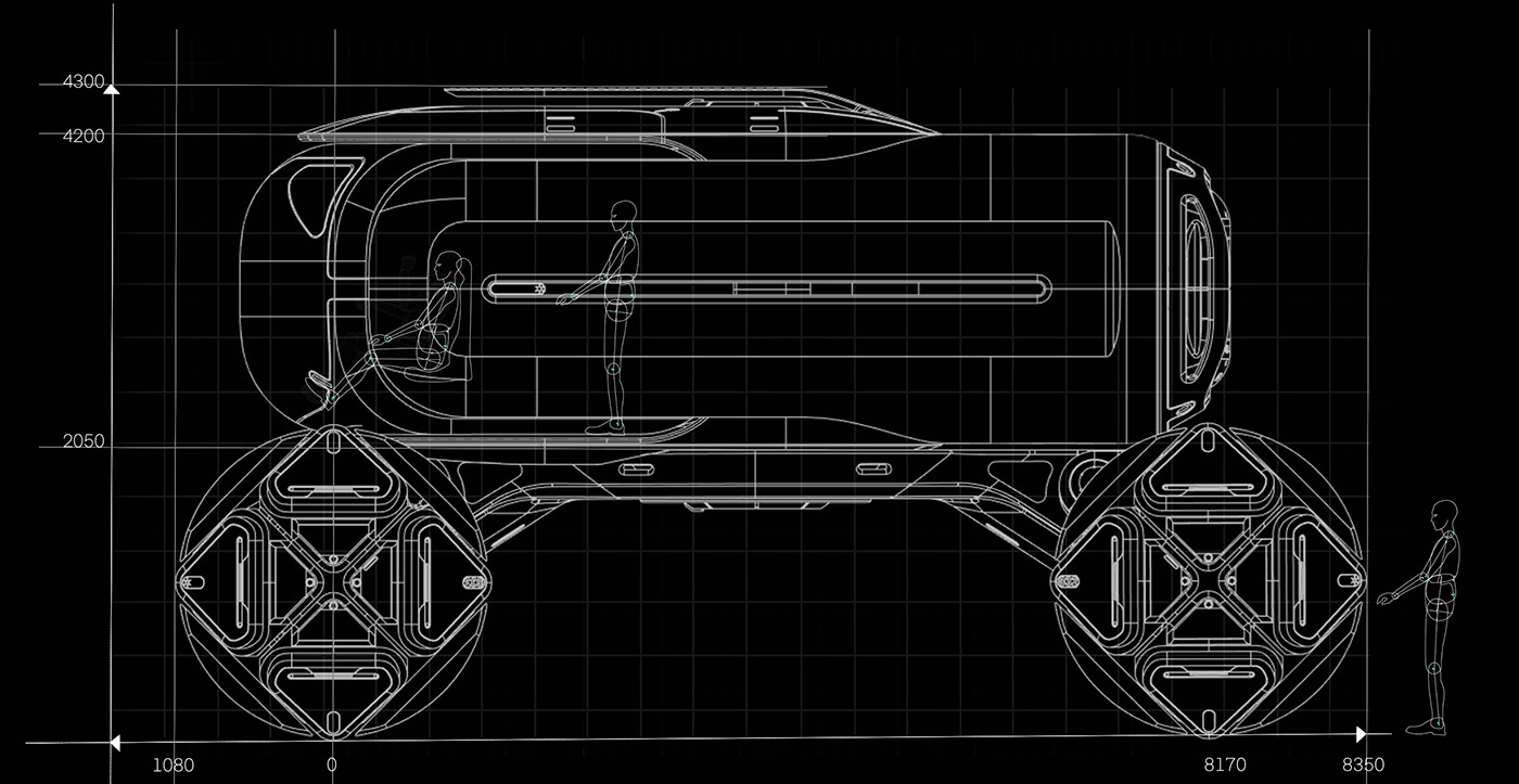 concept，Design，Mars rover，