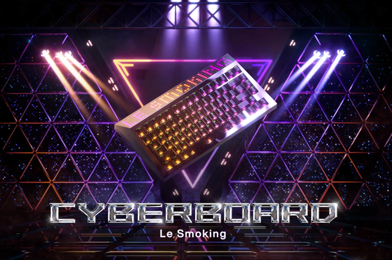 Mechanical keyboard，Cyberboard R2，polishing，