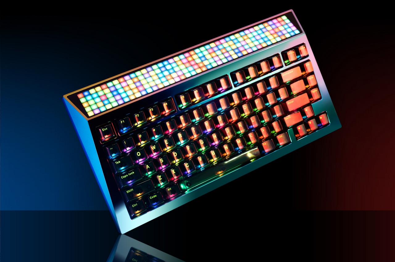 Mechanical keyboard，Cyberboard R2，polishing，