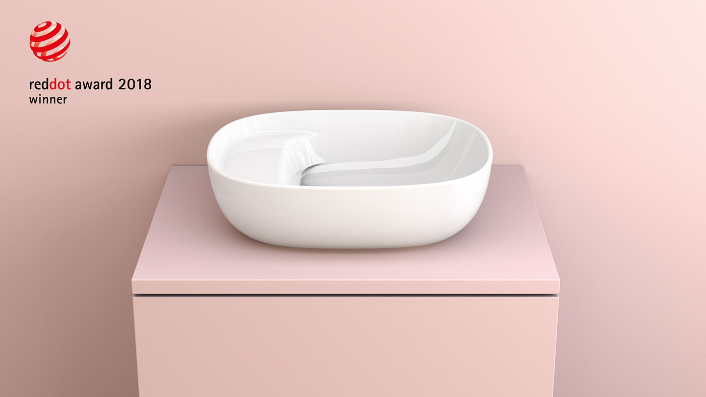 Wash basin，ceramics，water，tension，Red dot award，
