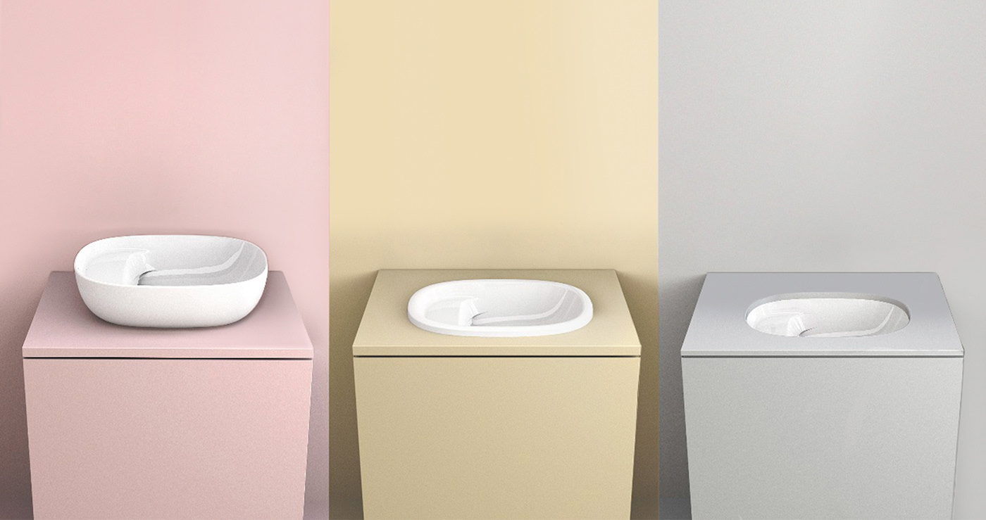 Wash basin，ceramics，water，tension，Red dot award，