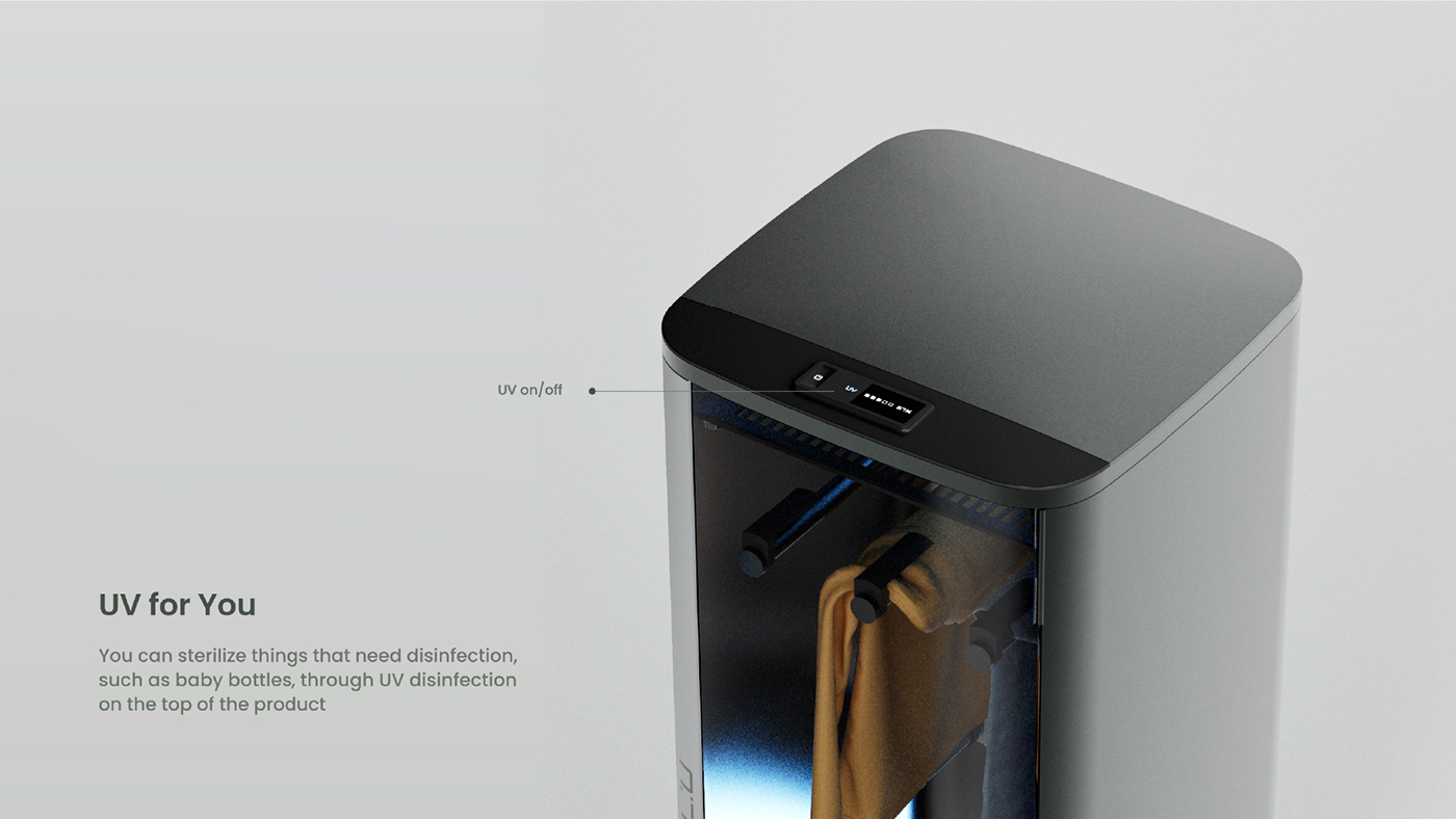 disinfect，Fold up the clothes，fully automatic，security，Ultraviolet disinfection，