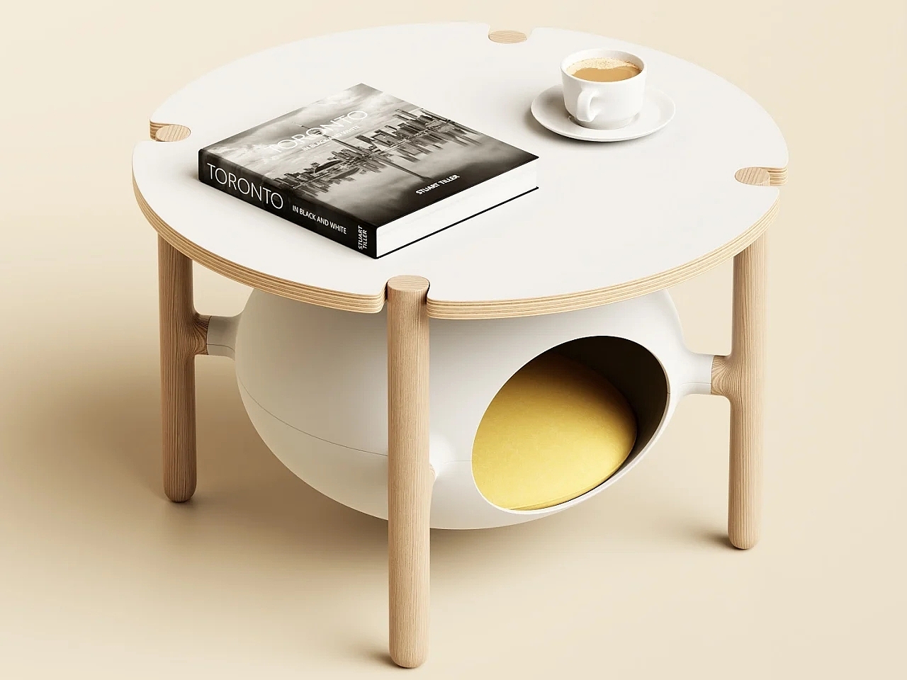 Cat nest，sense of security，ellipse，Save space，