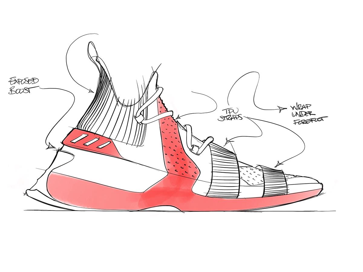 conceptual design，shoes，Appearance design，