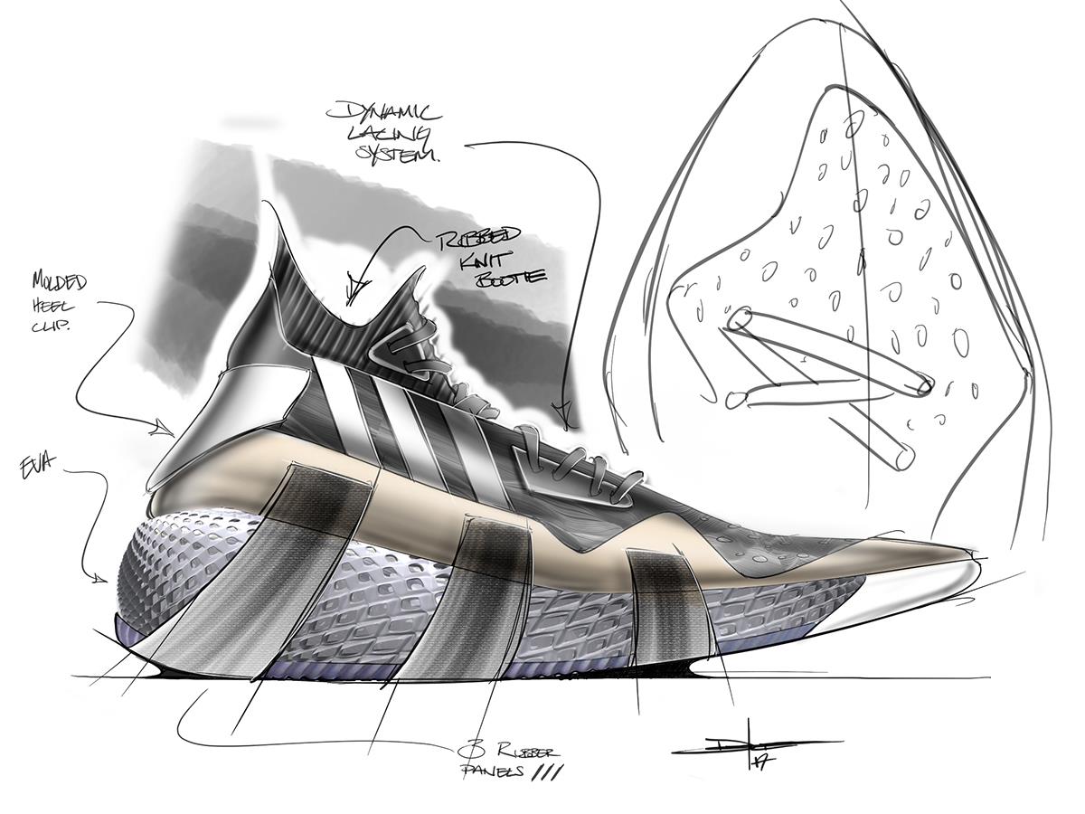 conceptual design，shoes，Appearance design，