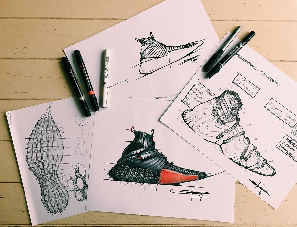 conceptual design，shoes，Appearance design，