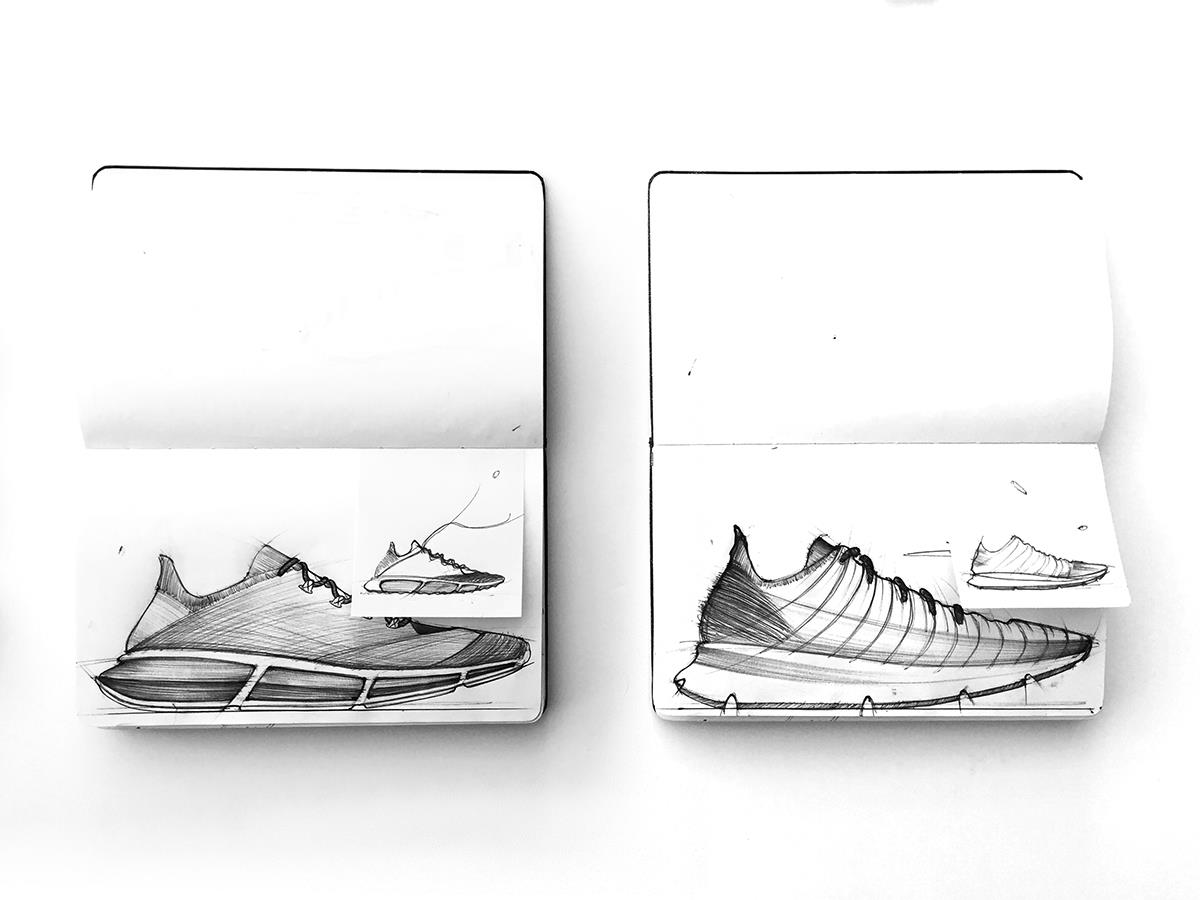 shoes，Appearance design，Structural design，