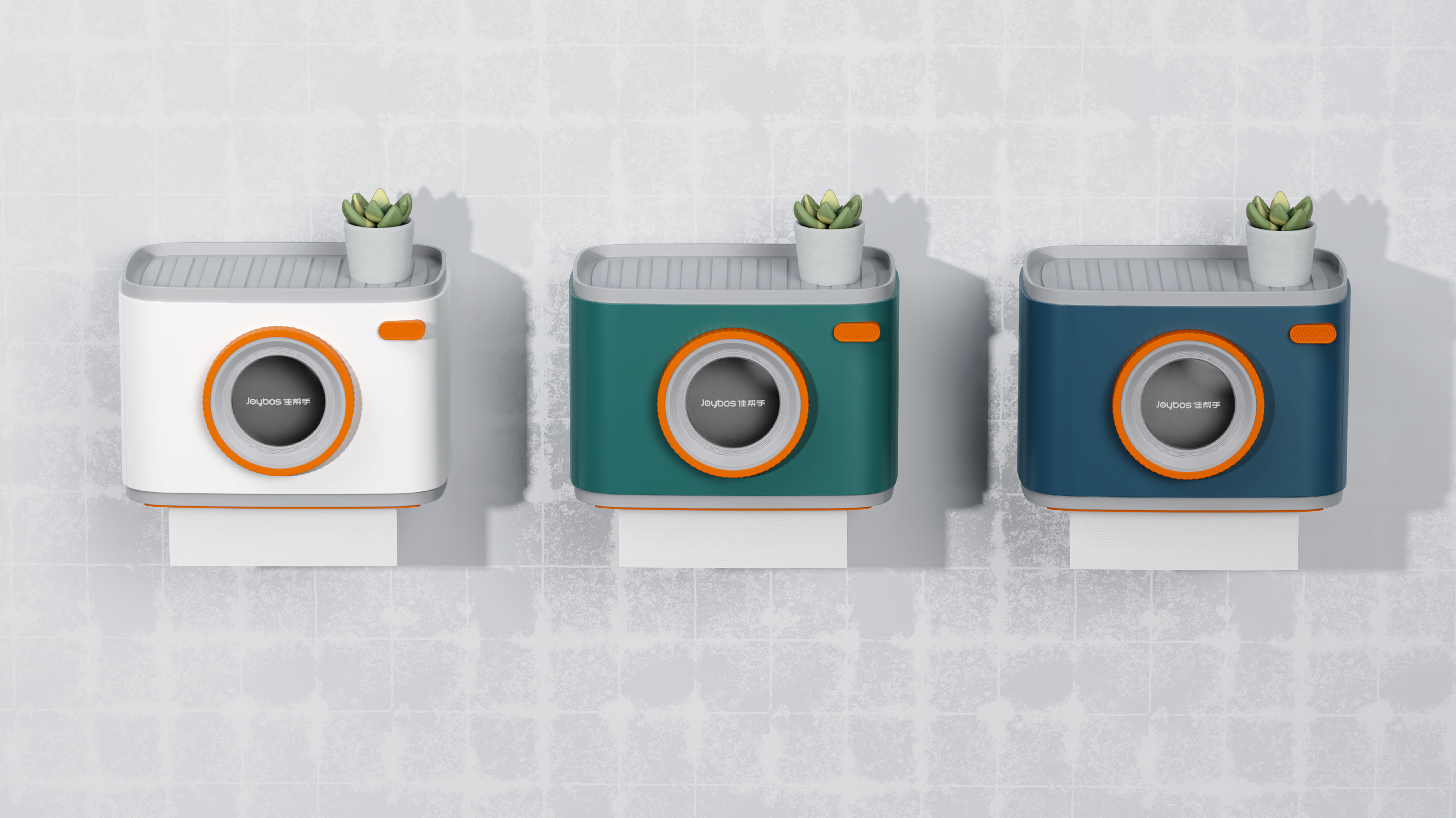 Wall mounted tissue box，Tissue box，