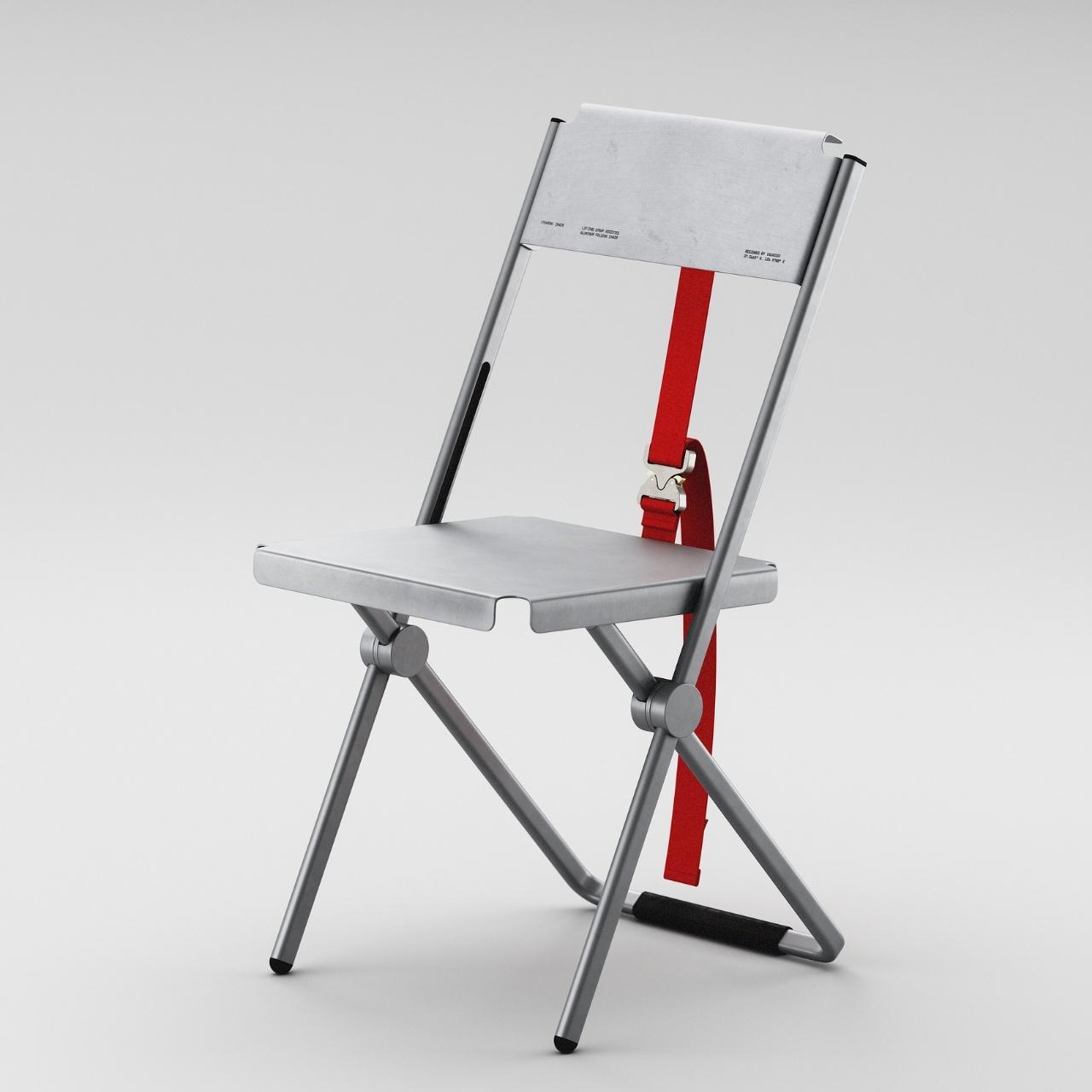 Folding chair，concept，Nylon belt，chair，