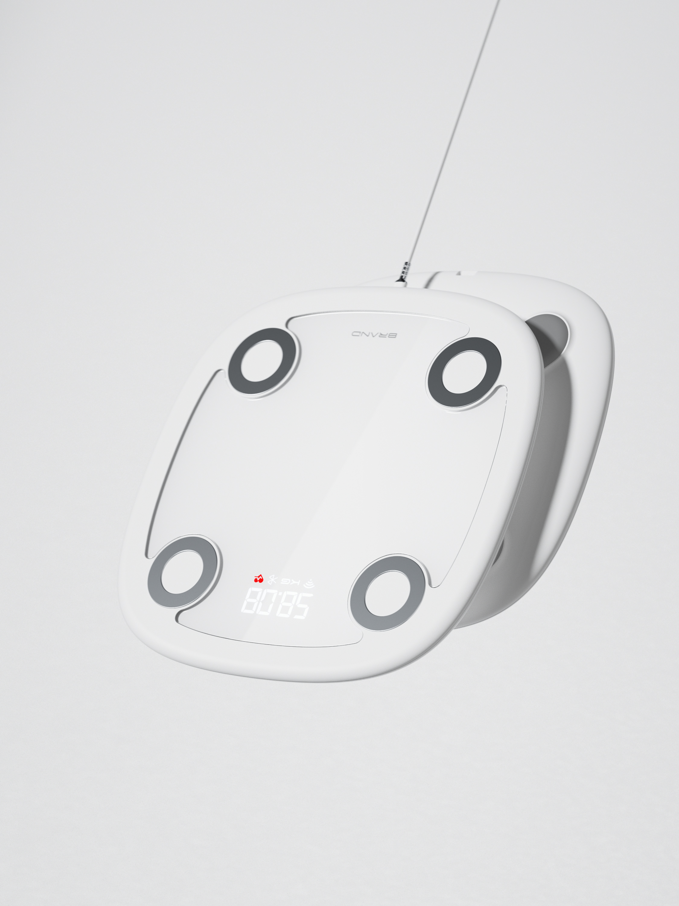 Body fat scale，product design，Appearance design，Ring design，industrial design，Render Scene ，