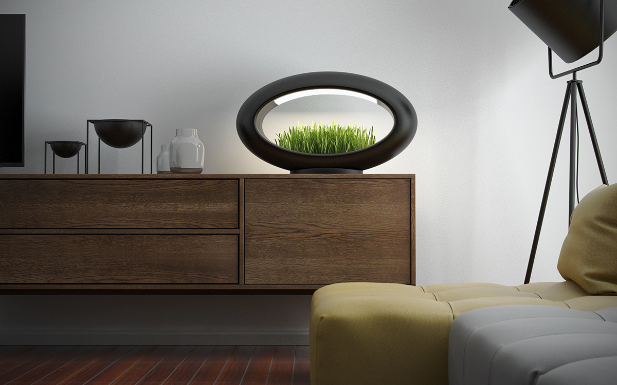 Grass Lamp，lamps and lanterns，Potted plants，originality，product design，