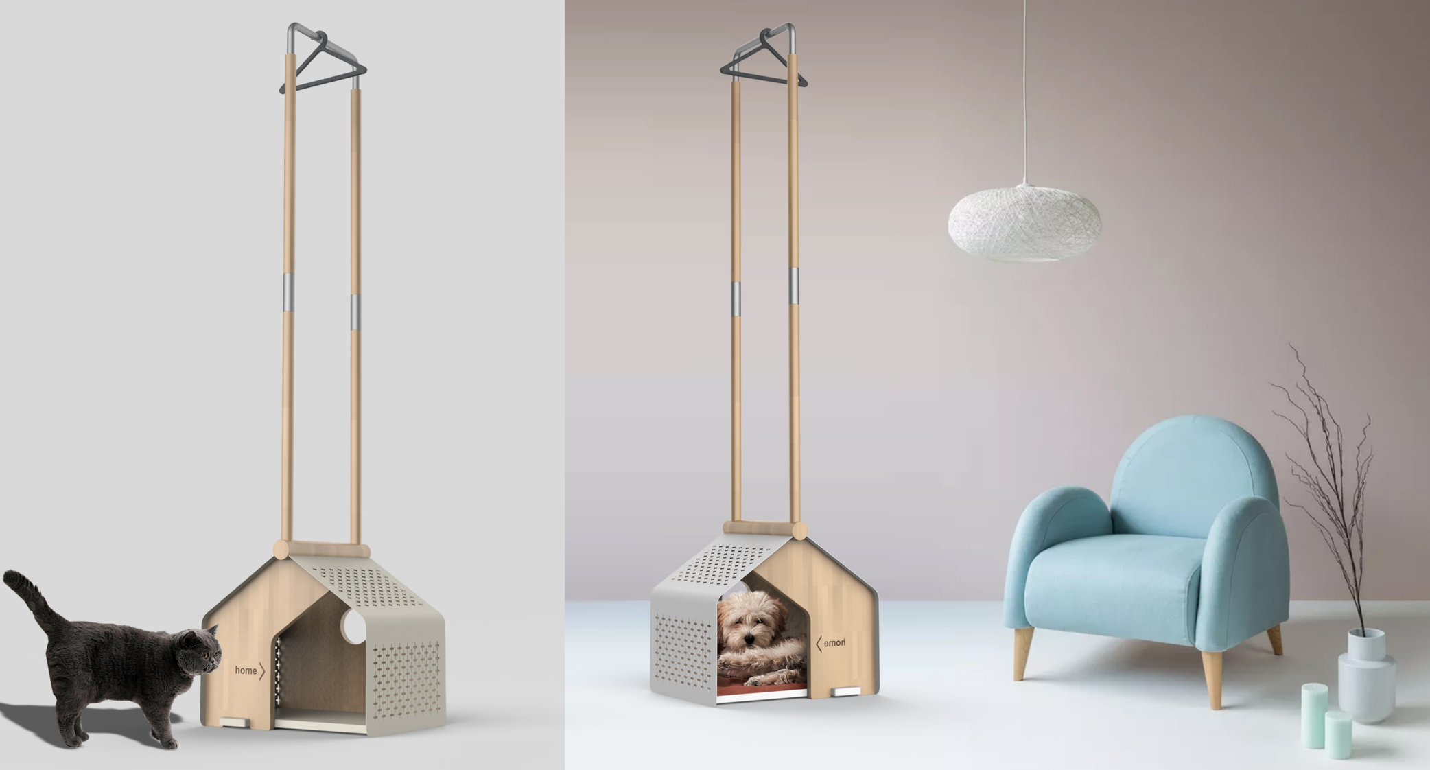 coat hanger，Cat's Kennel dog's Kennel，Pet house，