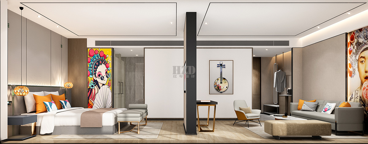 Hotel Design，Xi 'an Hotel Design Company，Redtory design，