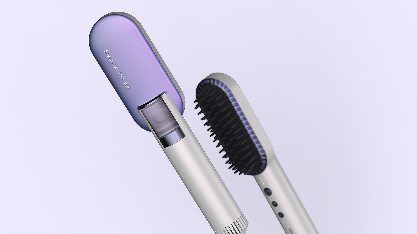 Design，Appearance design，Straight hair comb，Dewey，