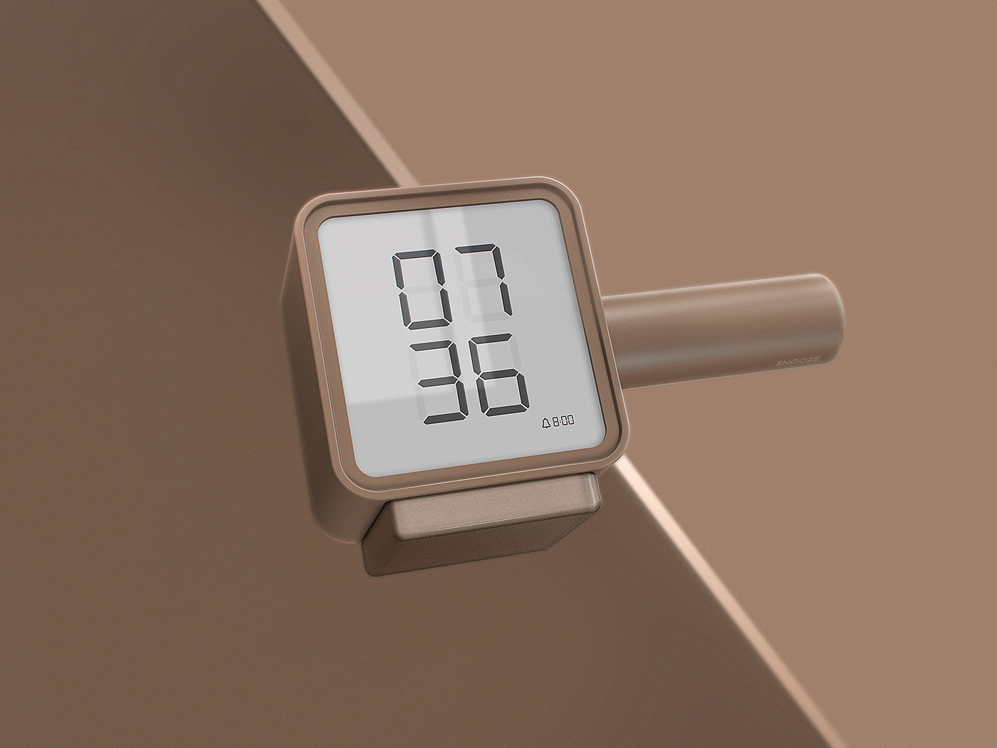 充满热情地展开新的一天吧!Hammer Alarm Clock闹钟 - 普象网