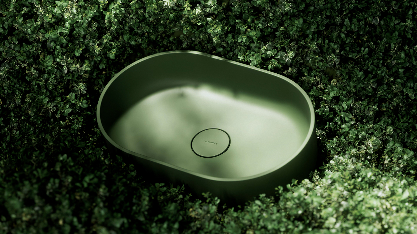 2022 Red Dot Product Design Award，OMNIRES OVO M，Bathtub and basin series，