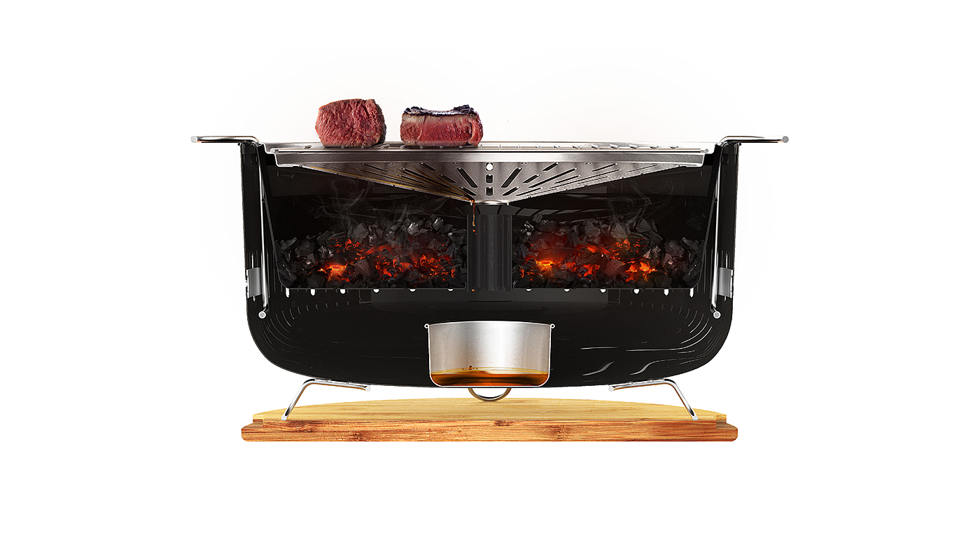 funnel，LEBARBECUE，environment protection，Barbecue table，