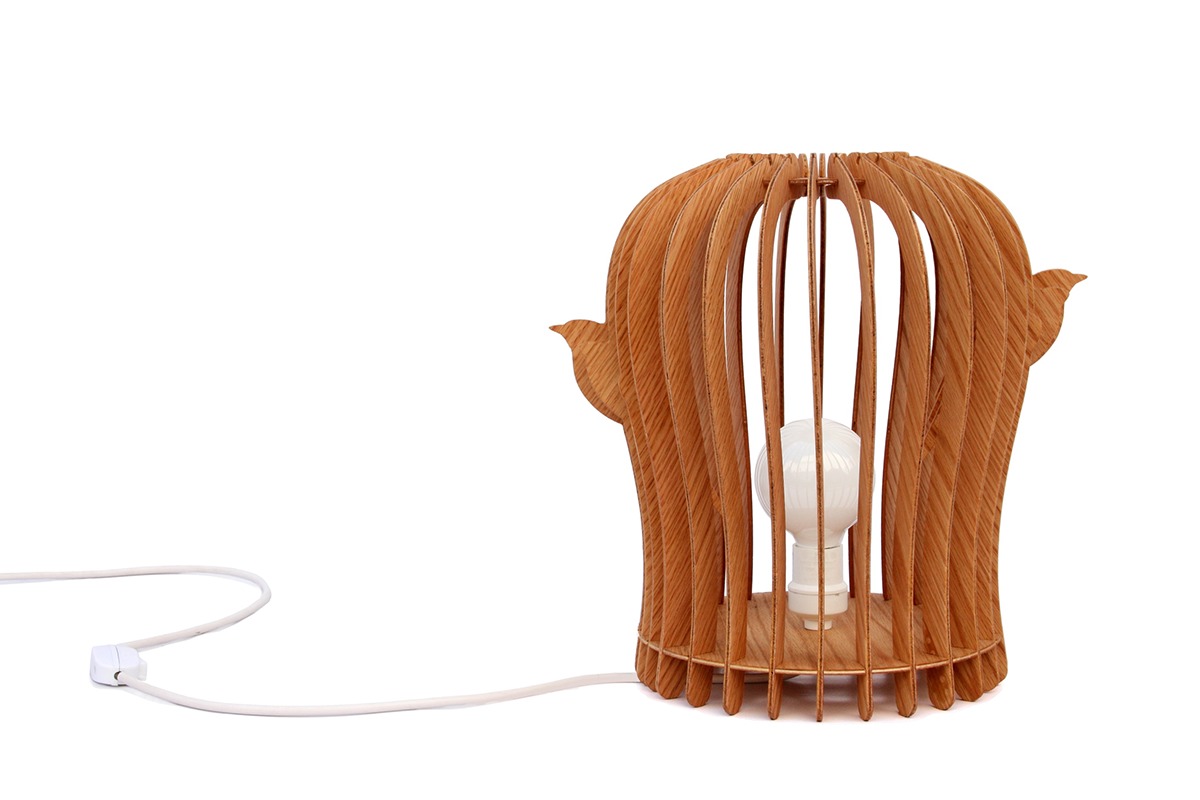 industrial design，product design，Birdcage lamp，LLUM，