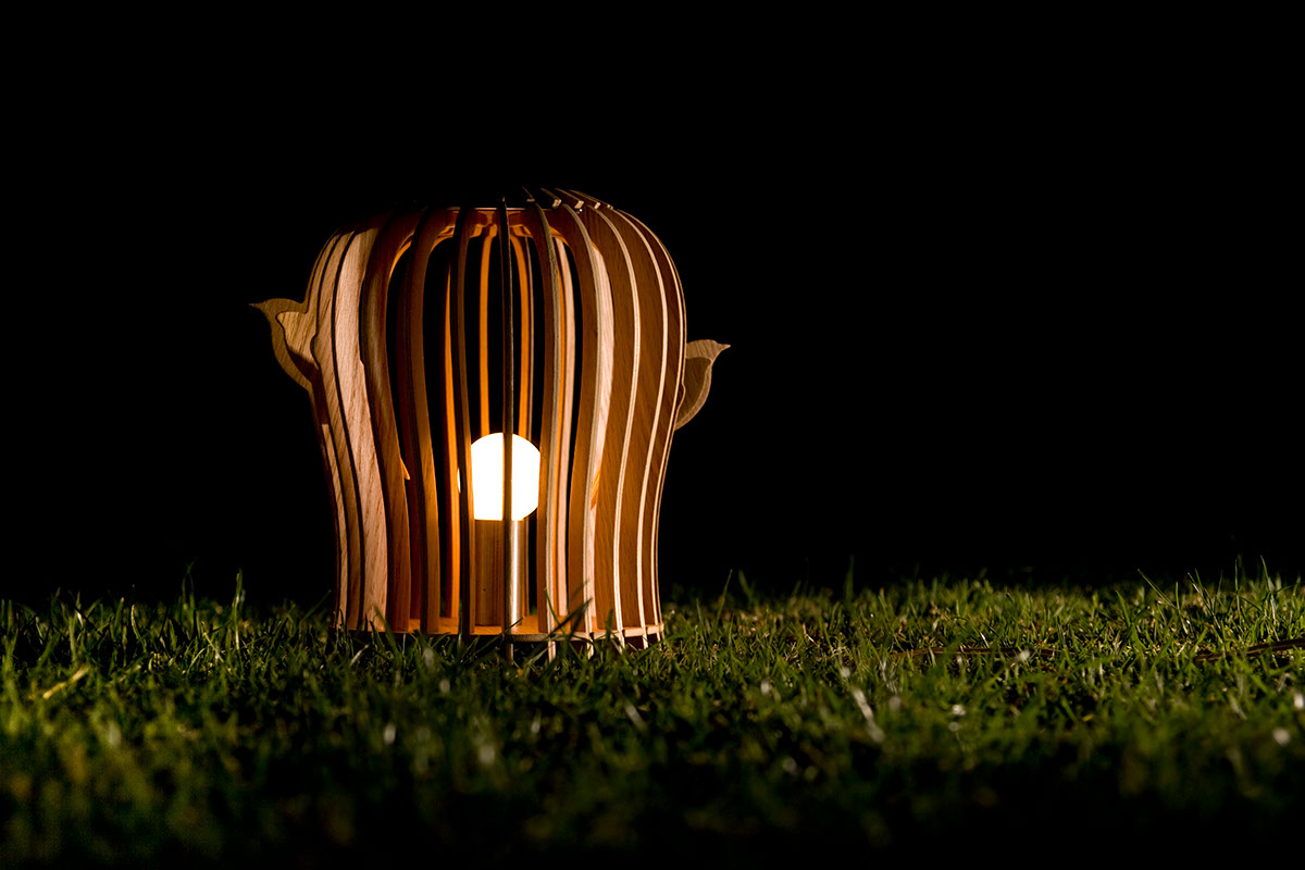 industrial design，product design，Birdcage lamp，LLUM，