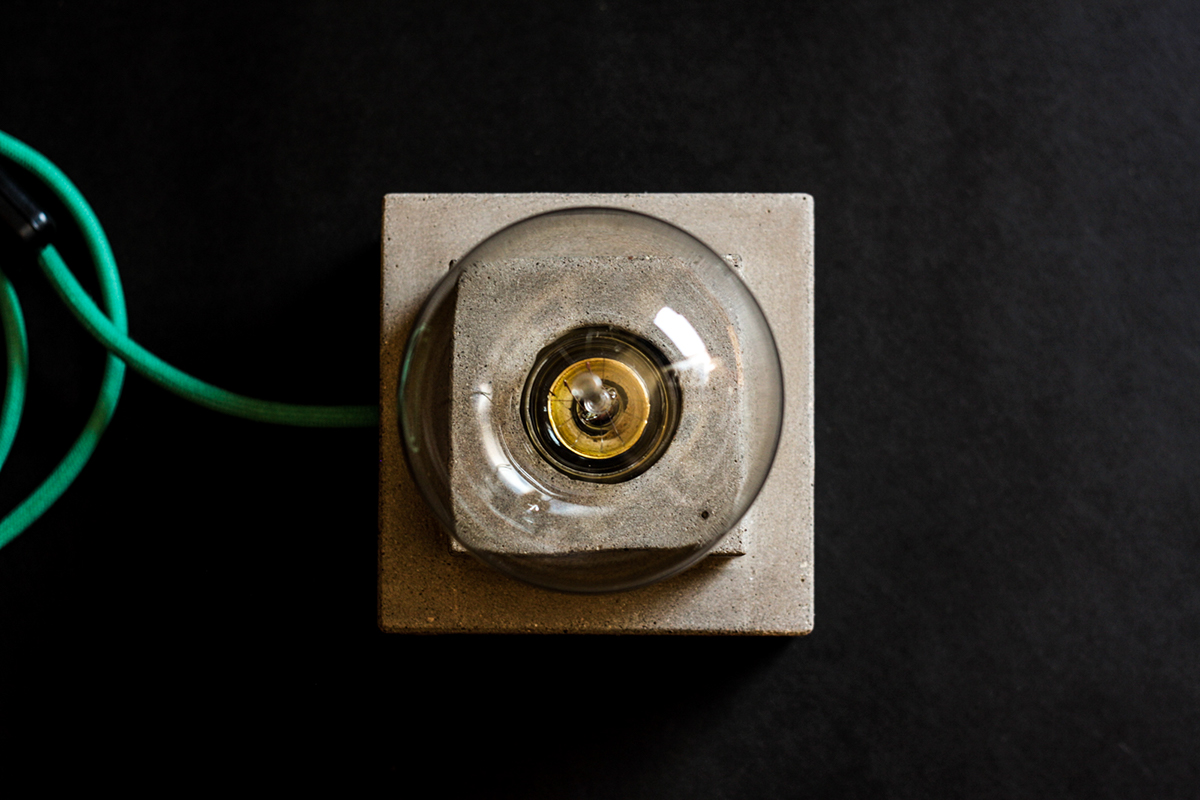 lamps and lanterns，originality，Industrial wind，concrete，product design，