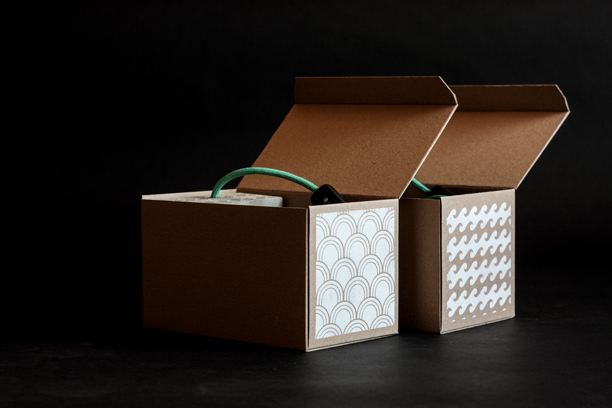 lamps and lanterns，originality，Industrial wind，concrete，product design，