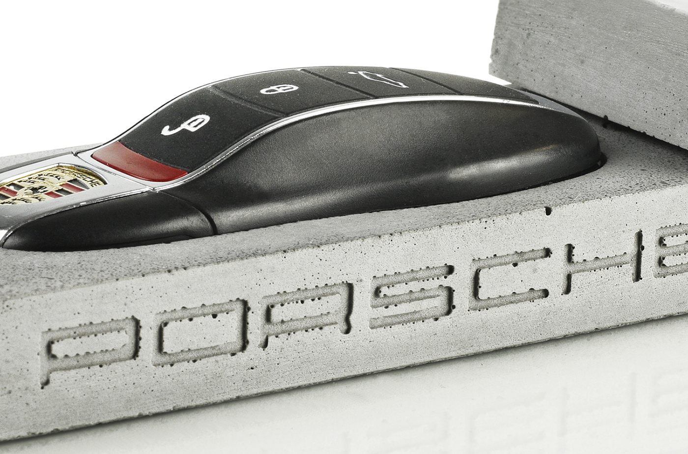 PORSCHE KEY CAS，concrete，grey，