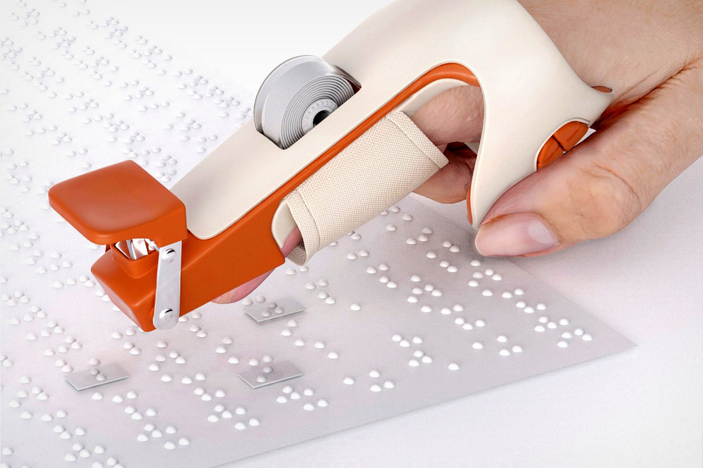 Handheld device，Tape Dispenser，Correcting errors，product design，