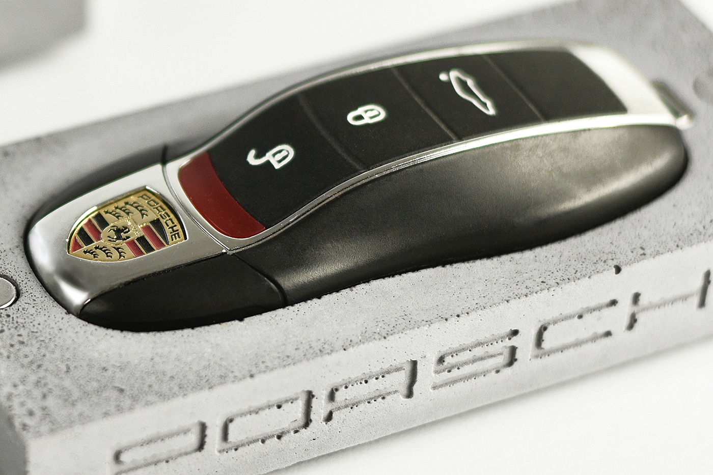 PORSCHE KEY CAS，混凝土，灰色，