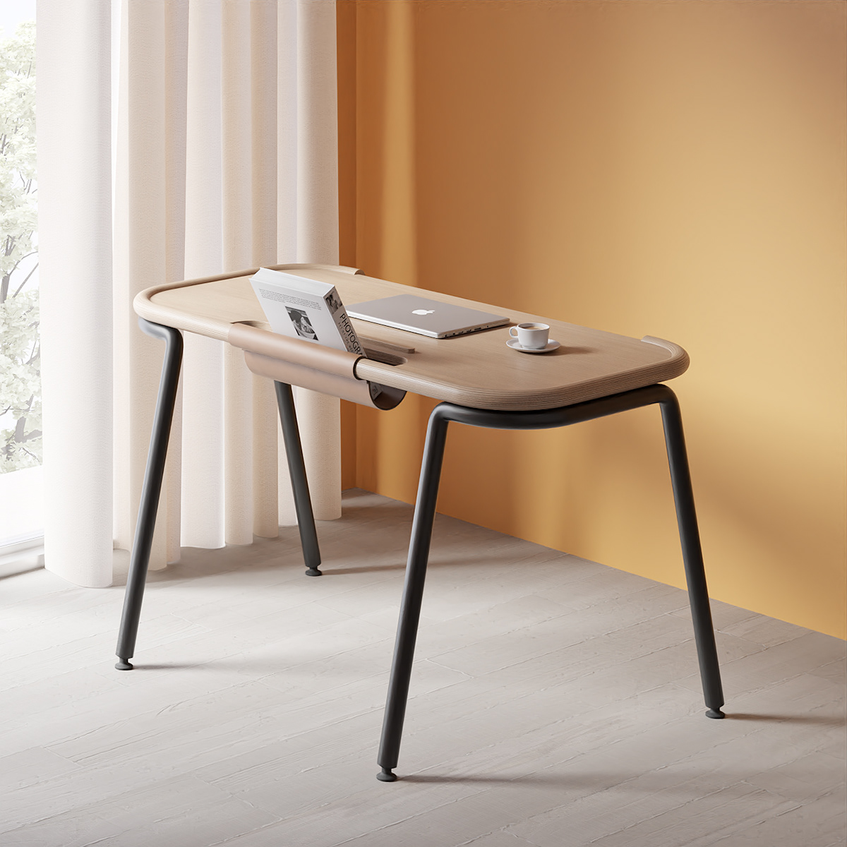 desk，furniture design ，industrial design，wooden ，