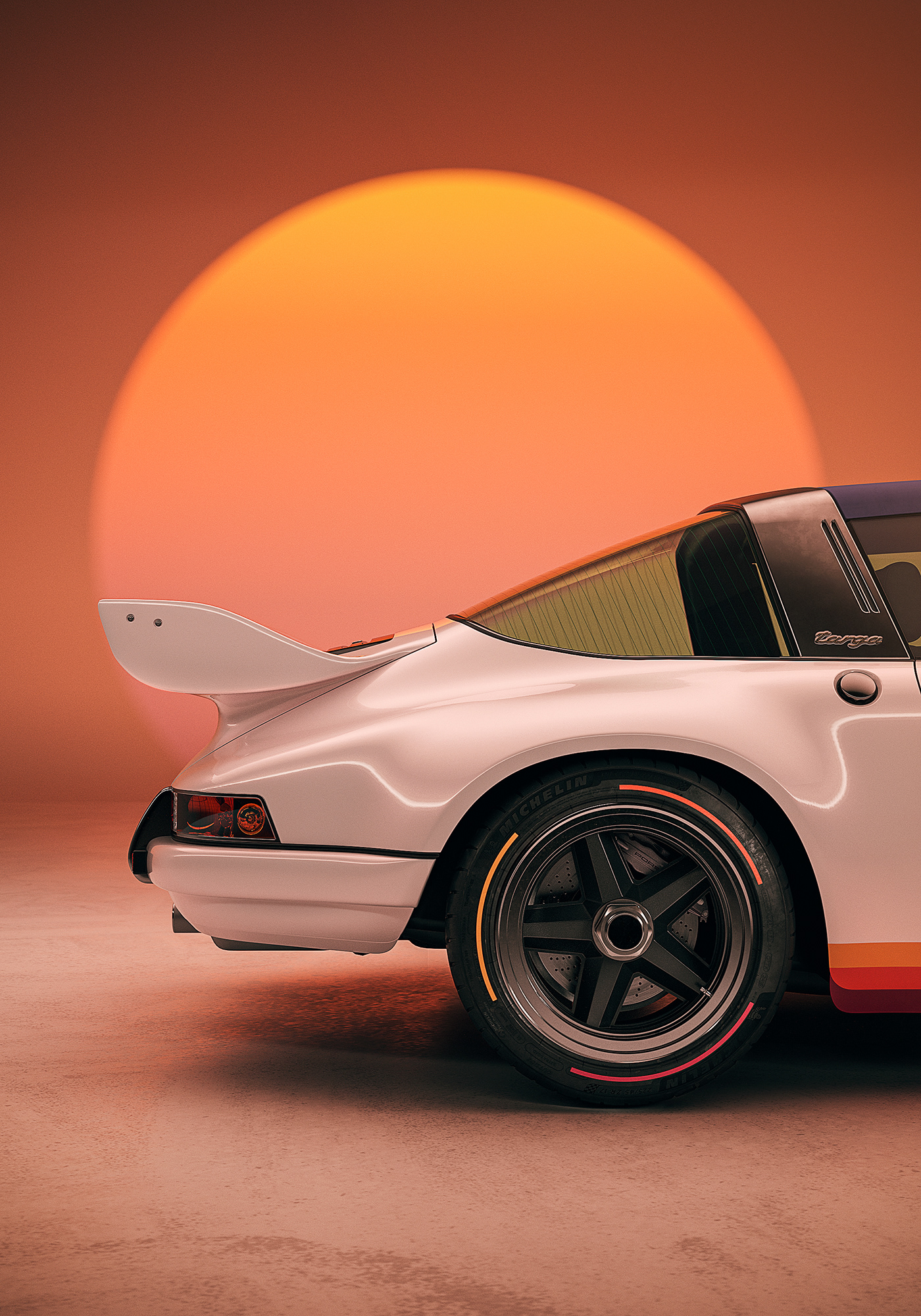Porsche，3d，cgi，automobile，