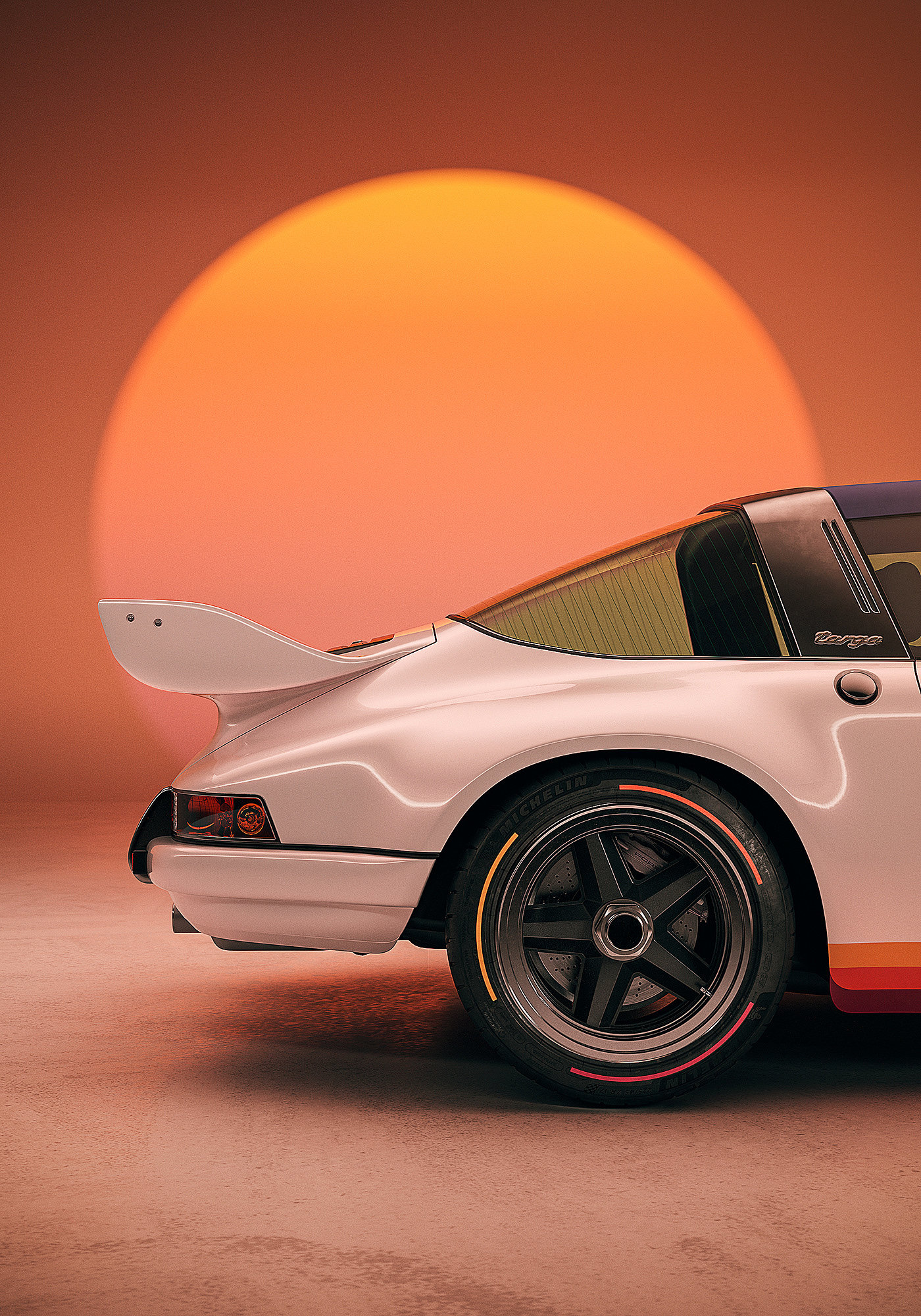 Porsche，3d，cgi，automobile，